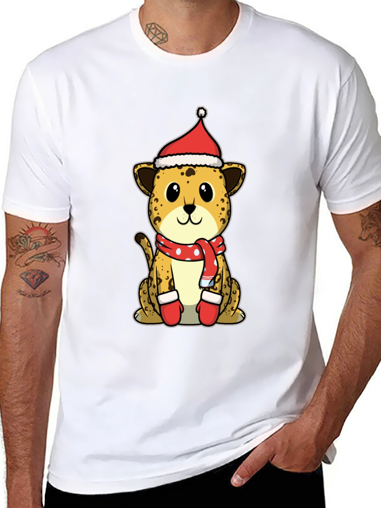 Festive Leopard T-Shirt