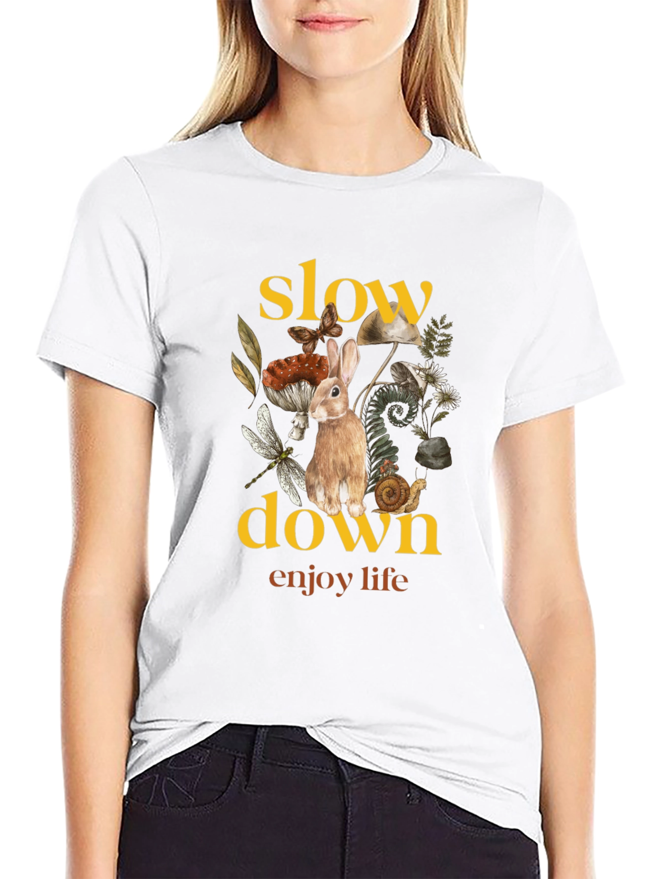 Slow Down Enjoy Life Graphic Tee