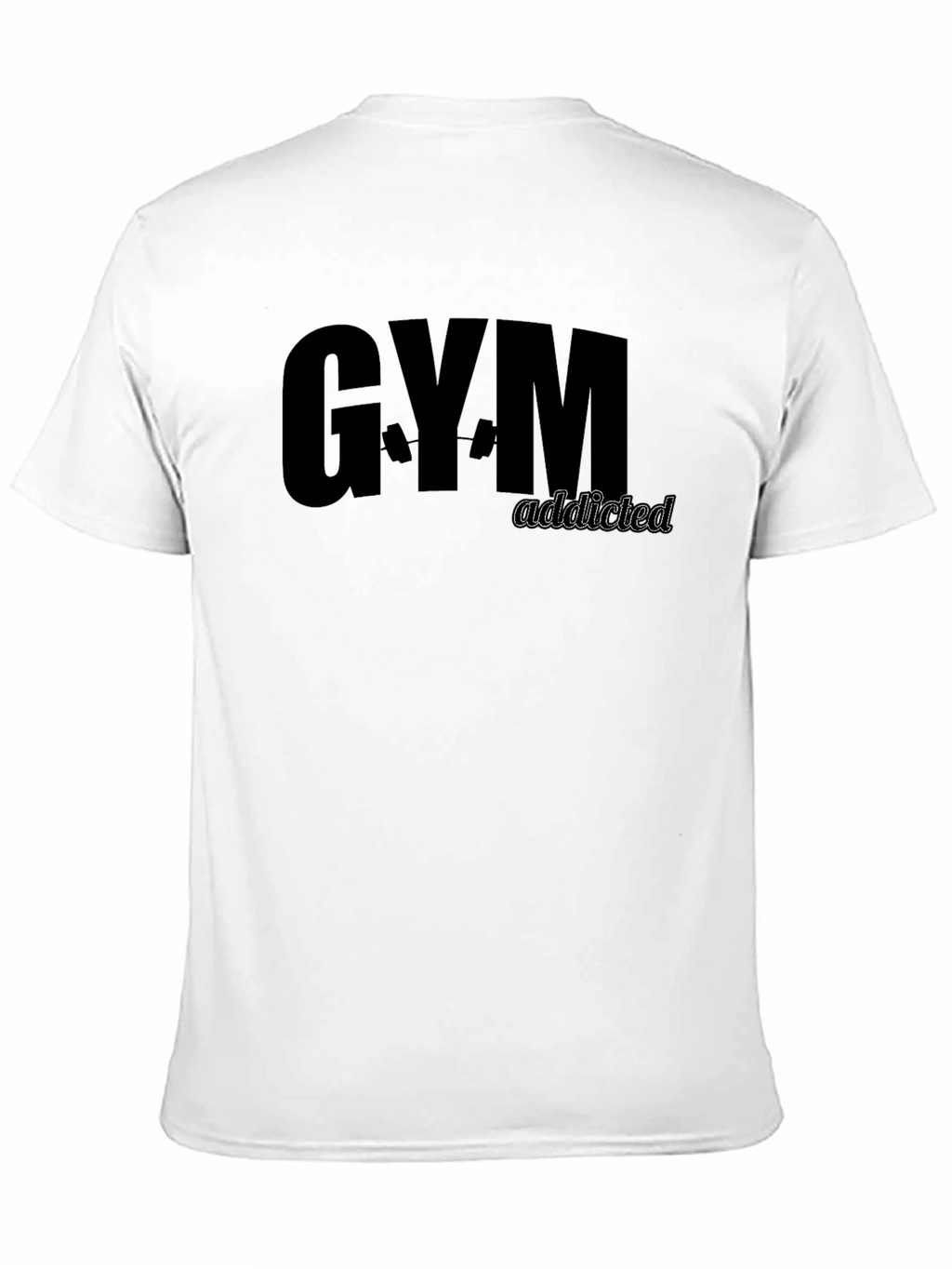Gym Addicted Black T-Shirt