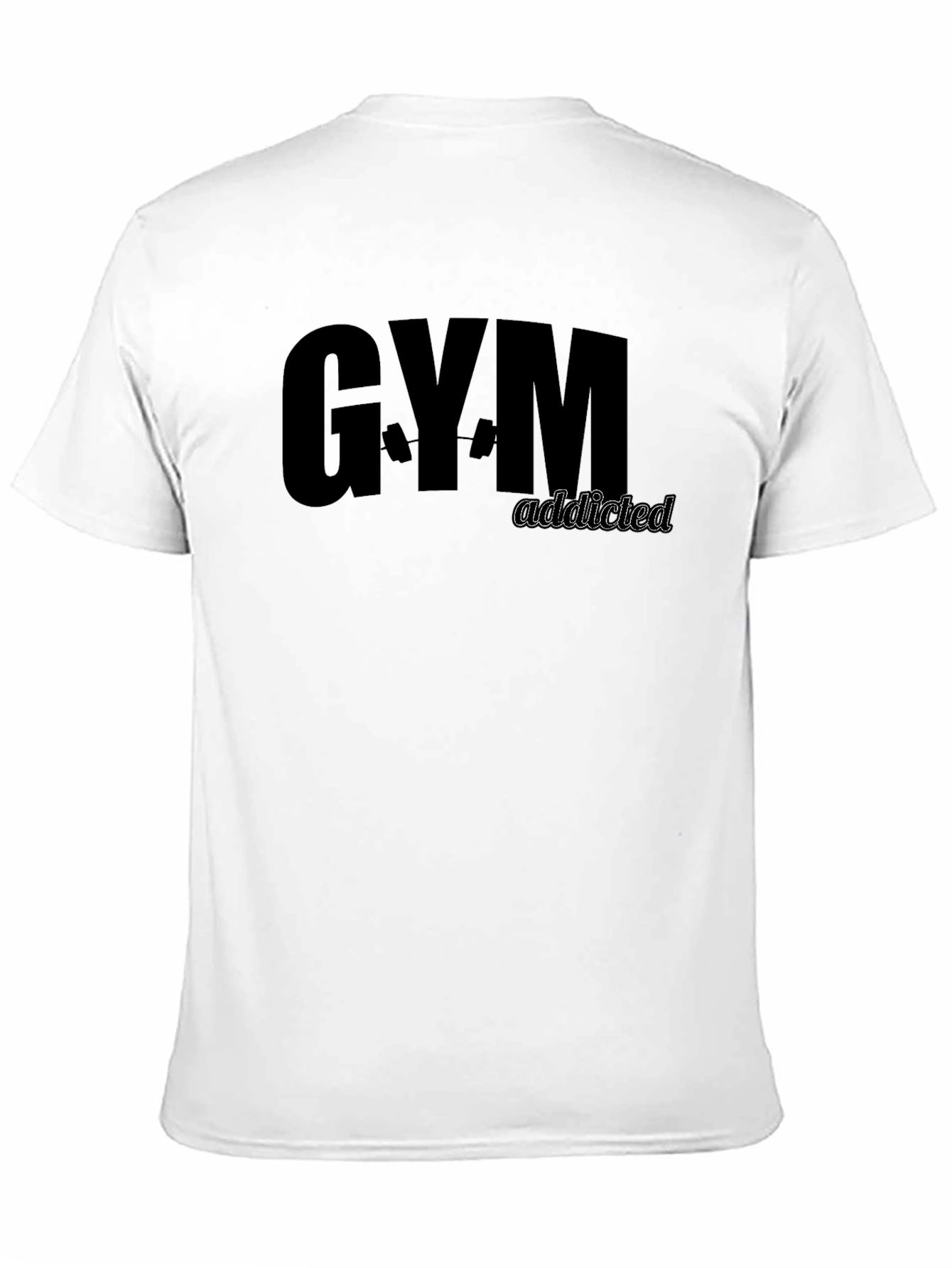 Gym Addicted Black T-Shirt