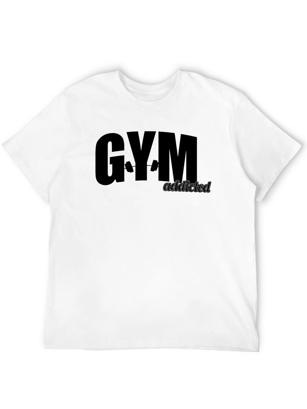 Gym Addicted Black T-Shirt