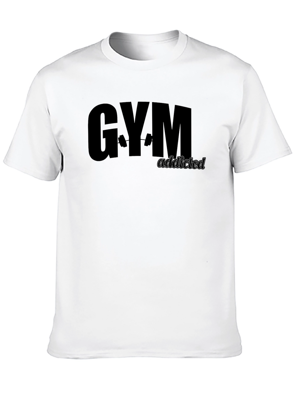 Gym Addicted Black T-Shirt