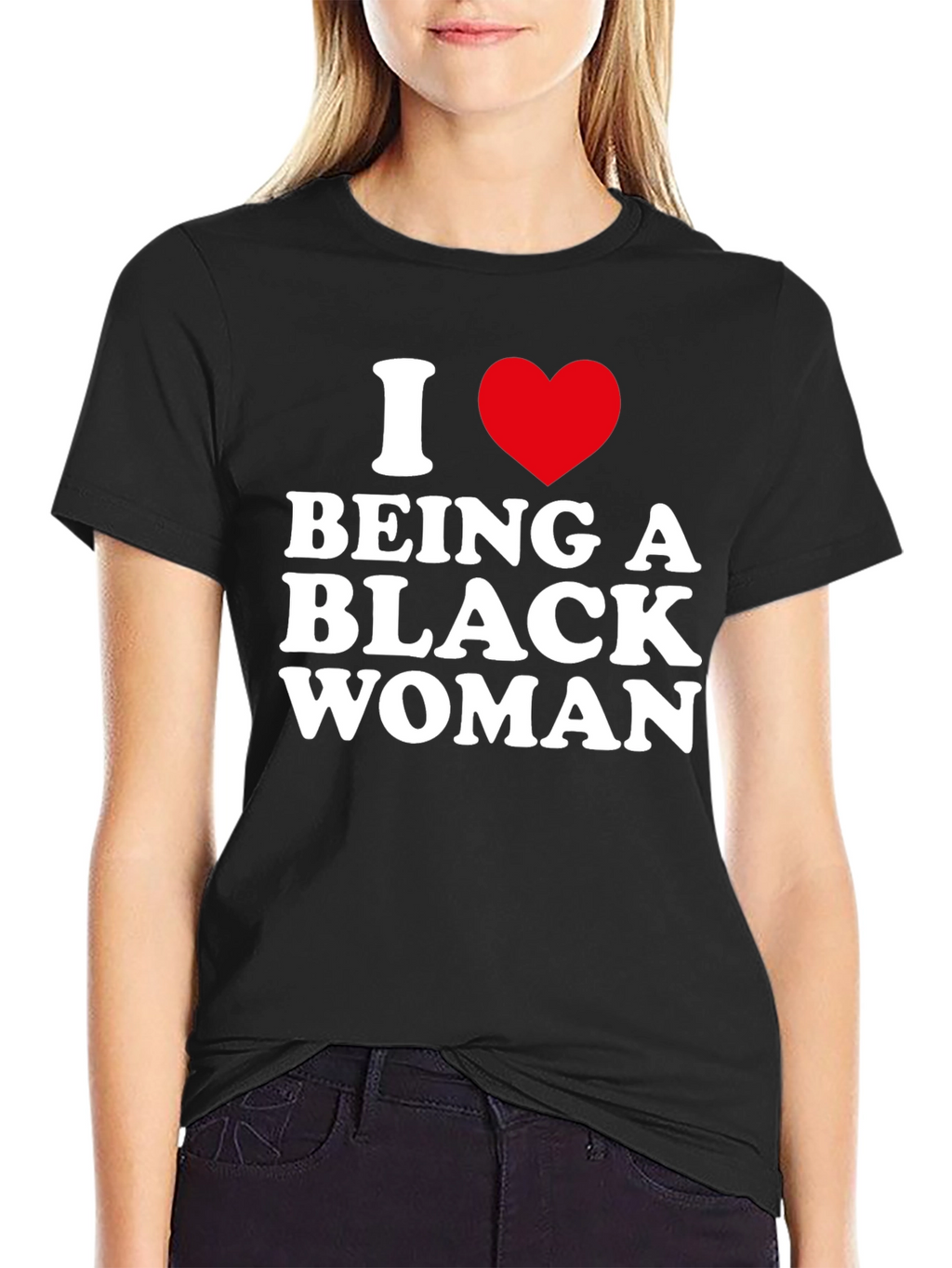 I Heart Being A Black Woman Graphic Tee