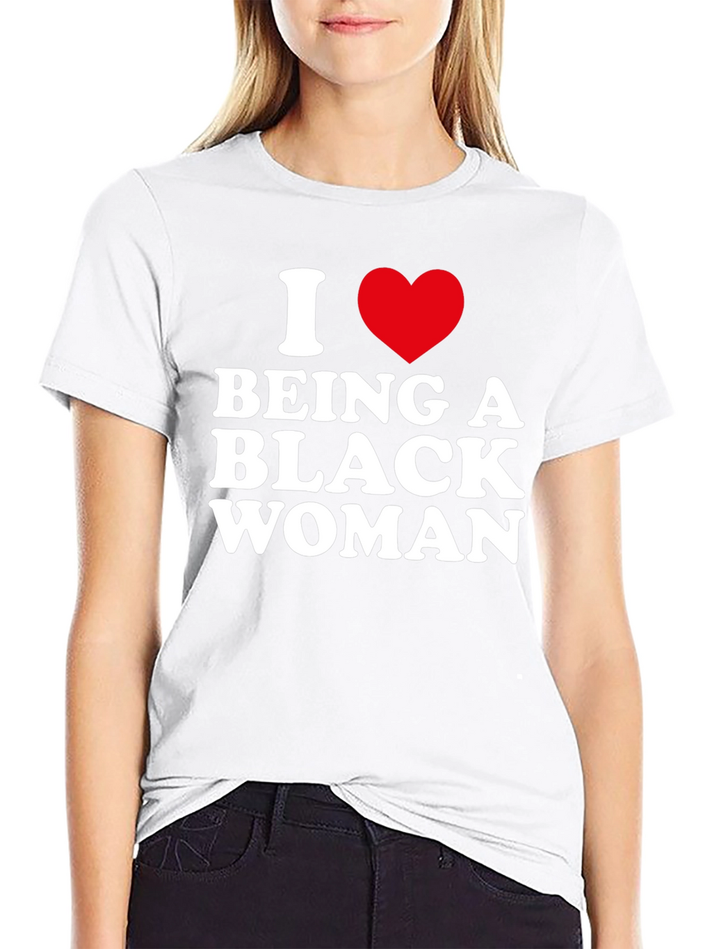 I Heart Being A Black Woman Graphic Tee