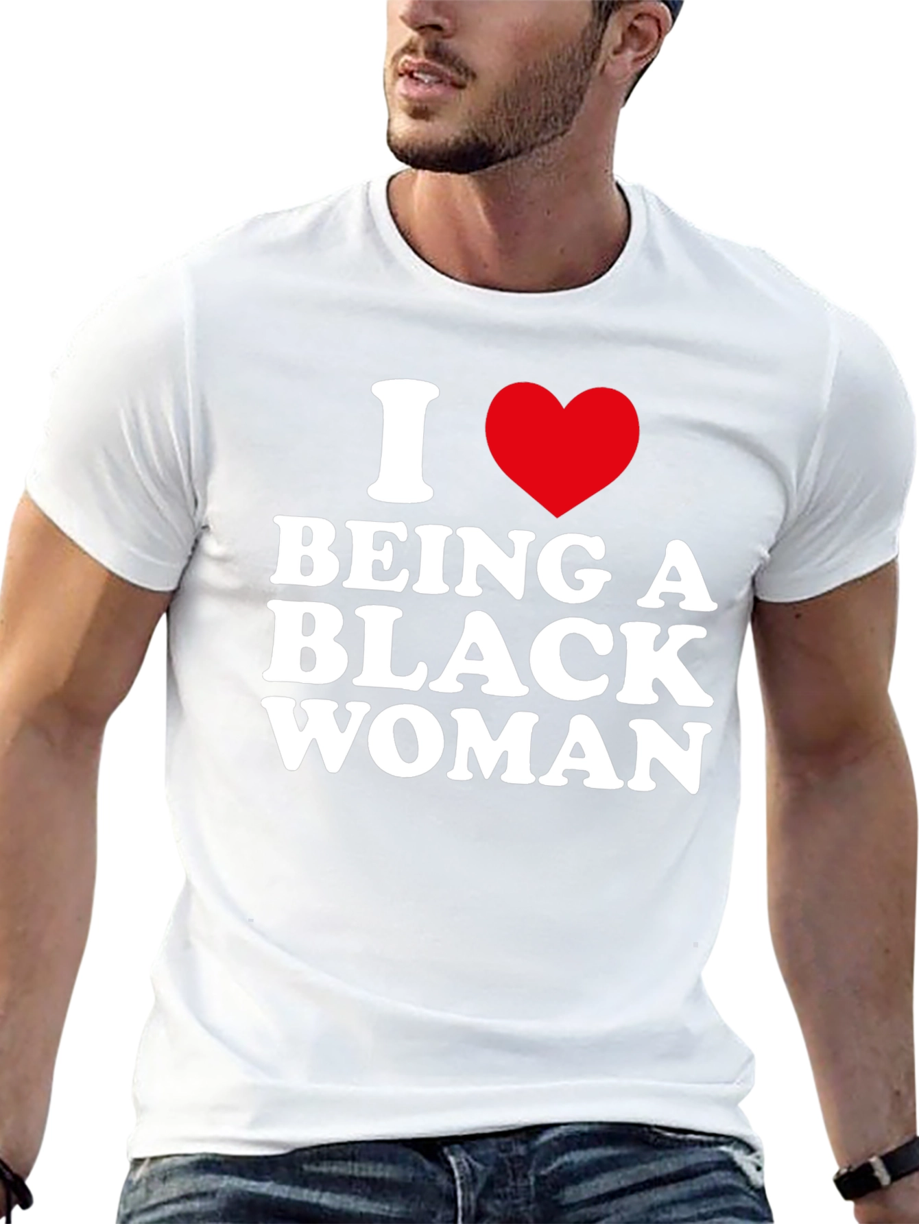I Heart Being A Black Woman Graphic Tee