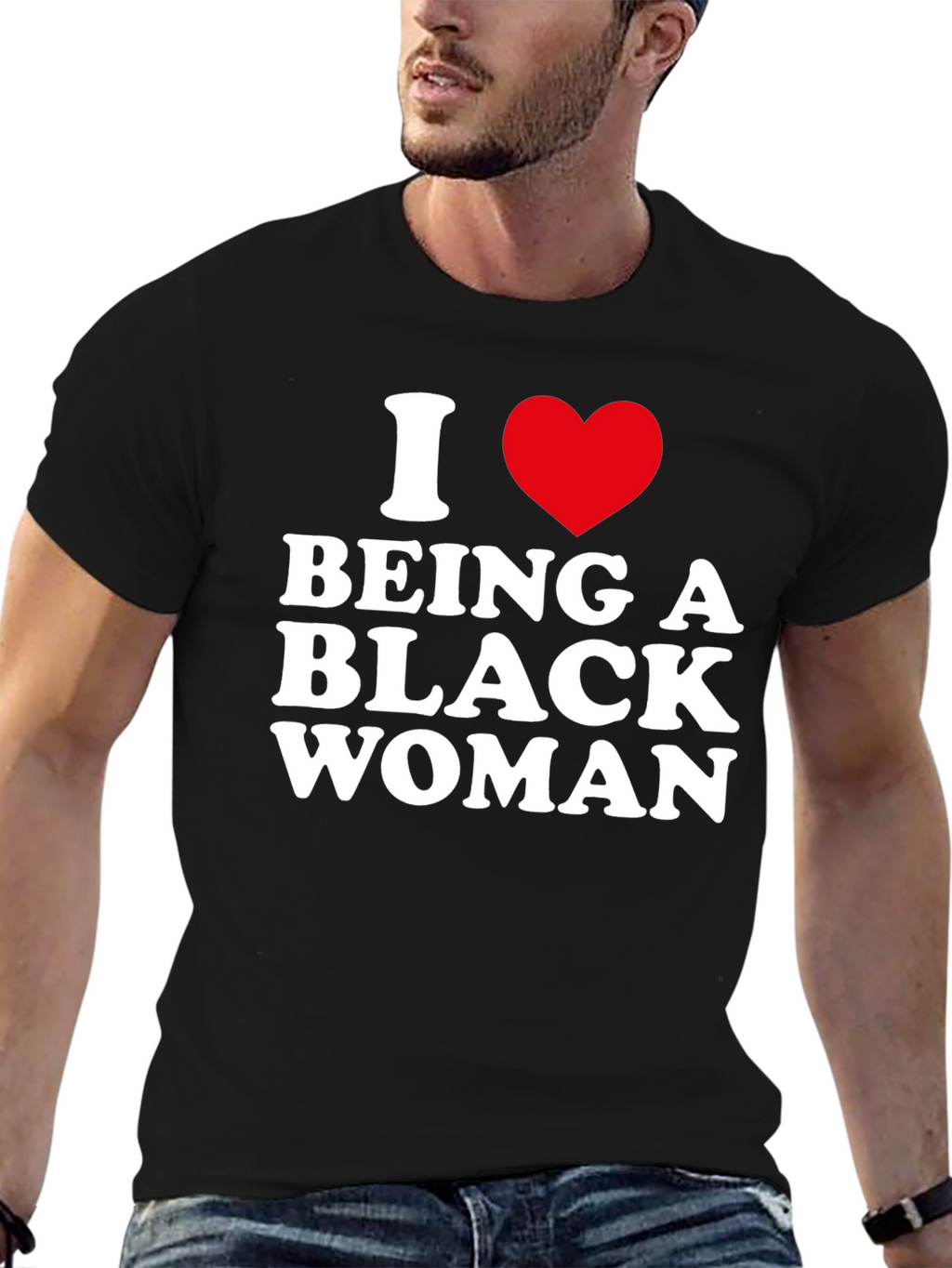 I Heart Being A Black Woman Graphic Tee
