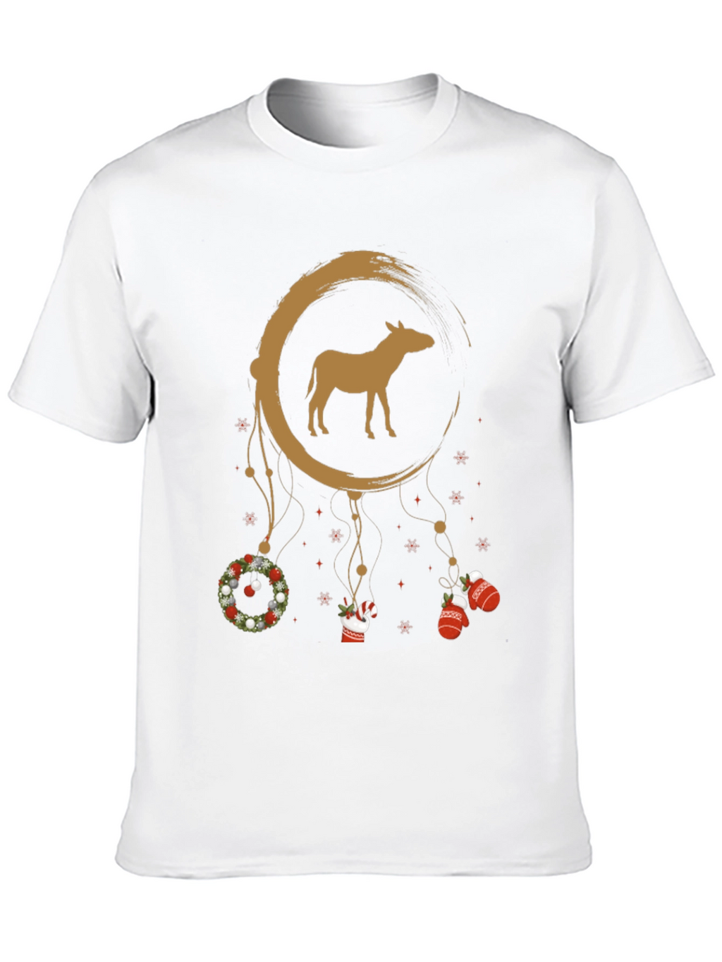 Festive Donkey Dreamcatcher Graphic Tee