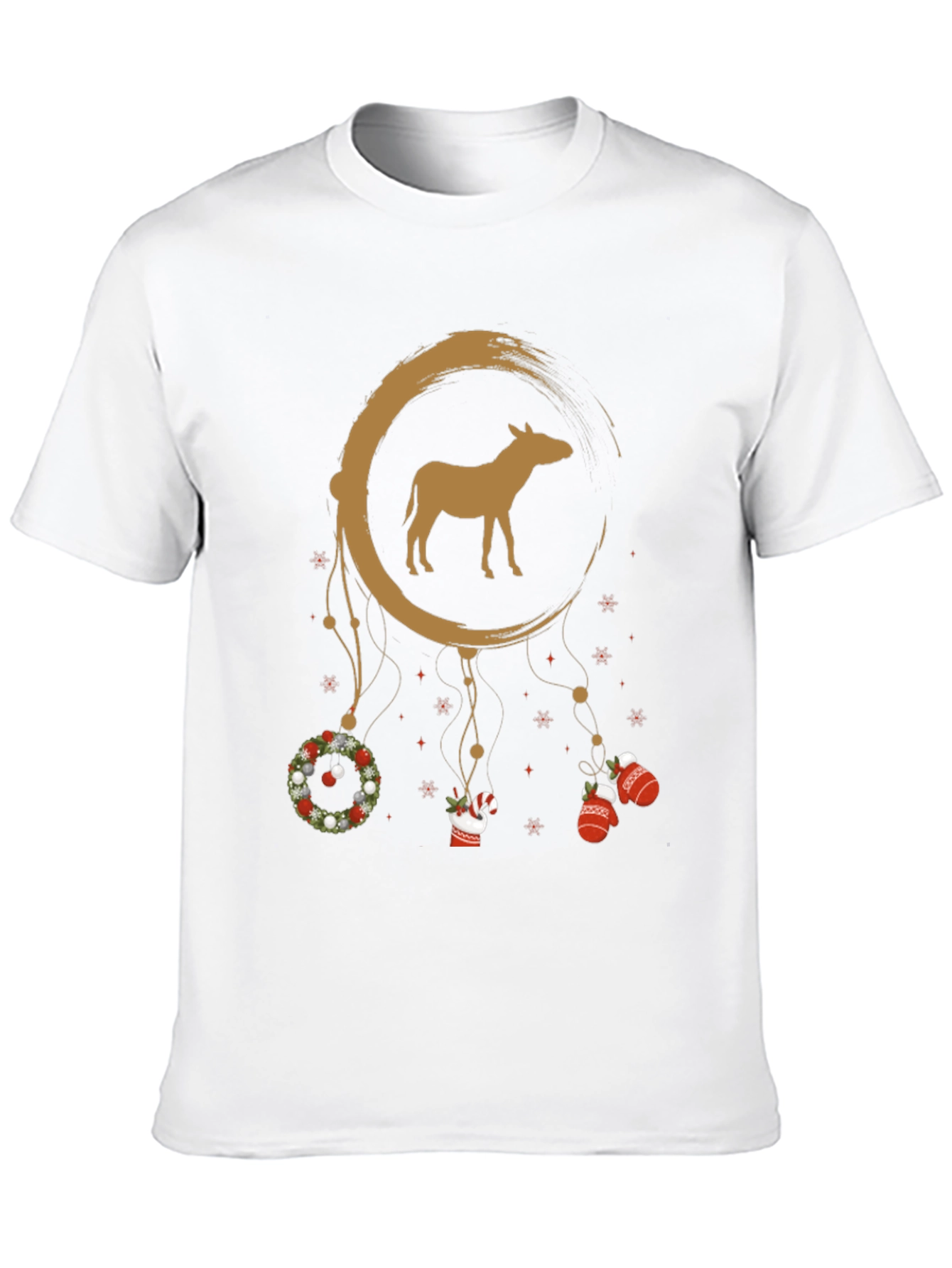 Festive Donkey Dreamcatcher Graphic Tee