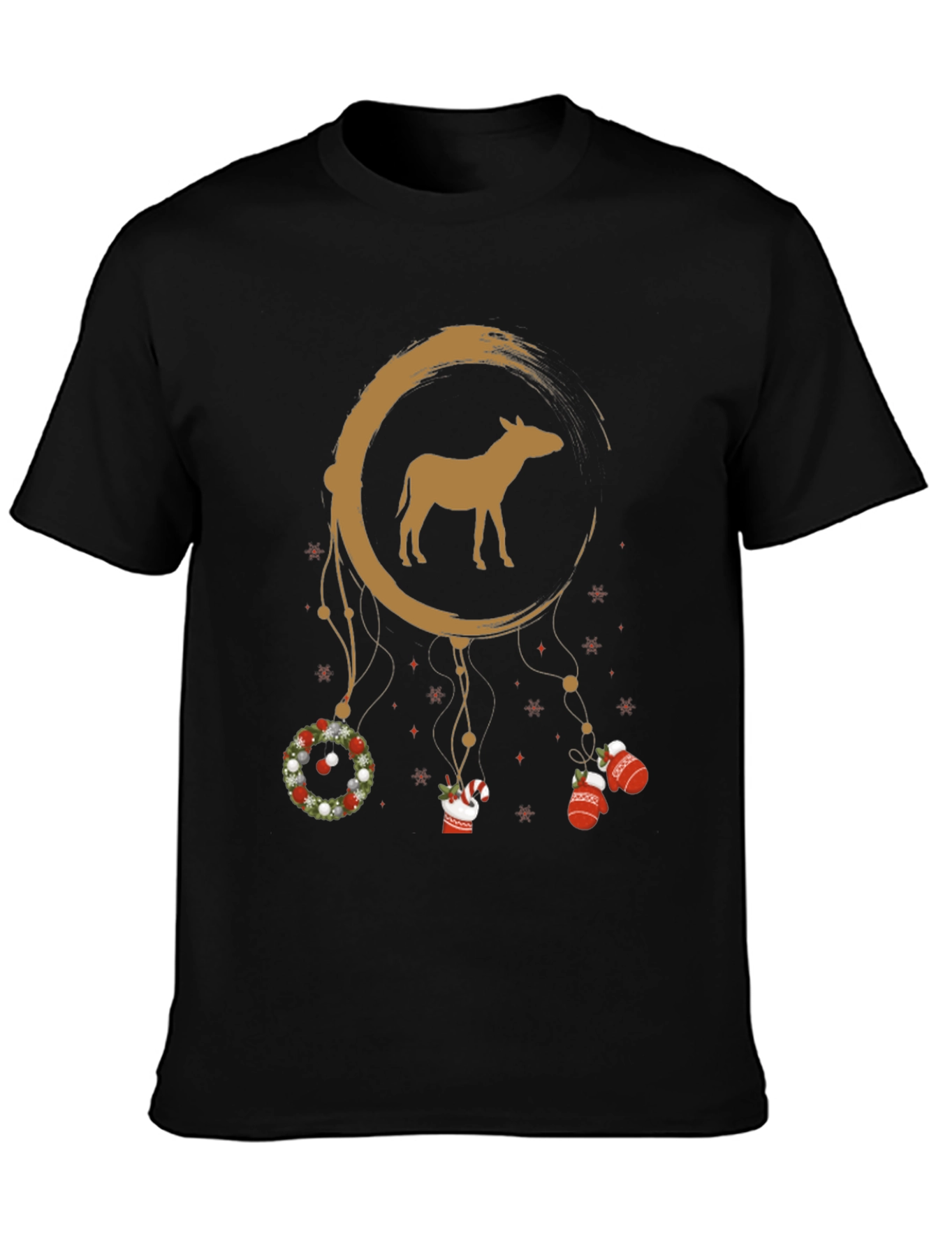 Festive Donkey Dreamcatcher Graphic Tee