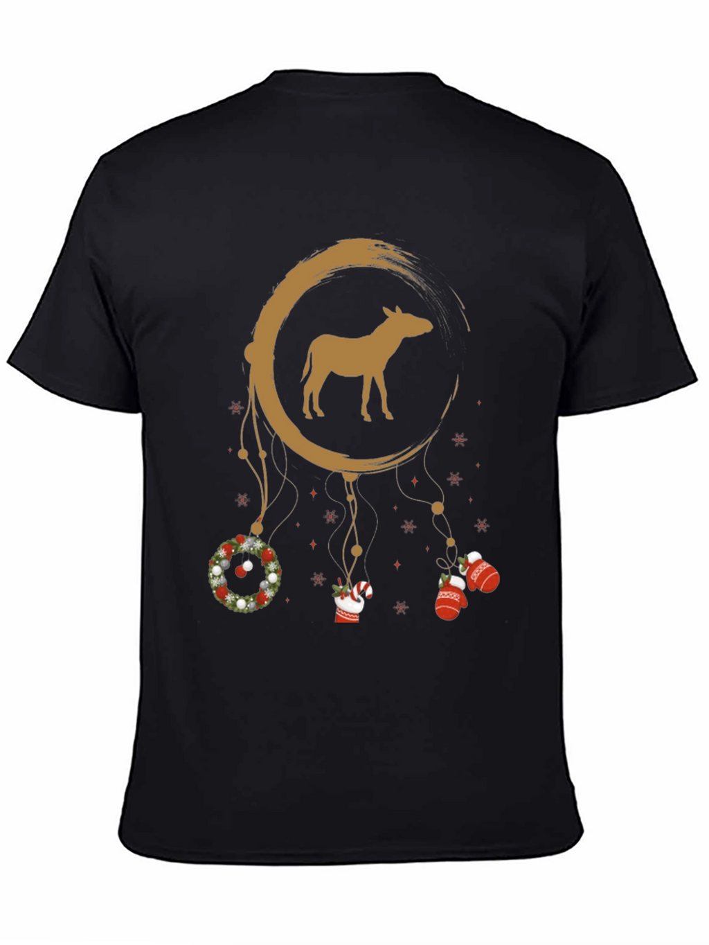 Festive Donkey Dreamcatcher Graphic Tee