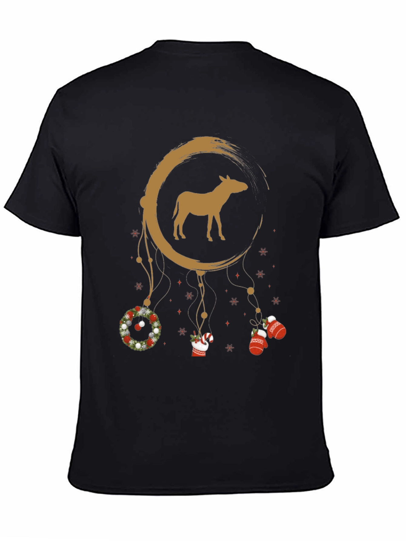 Festive Donkey Dreamcatcher Graphic Tee