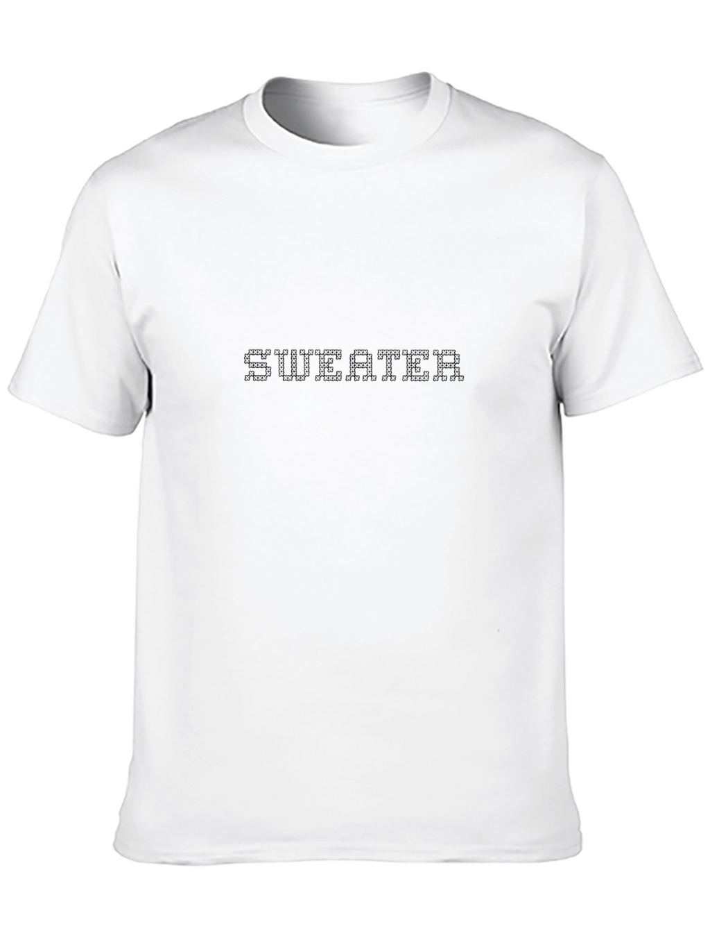 Modern Black Sweater Graphic Tee