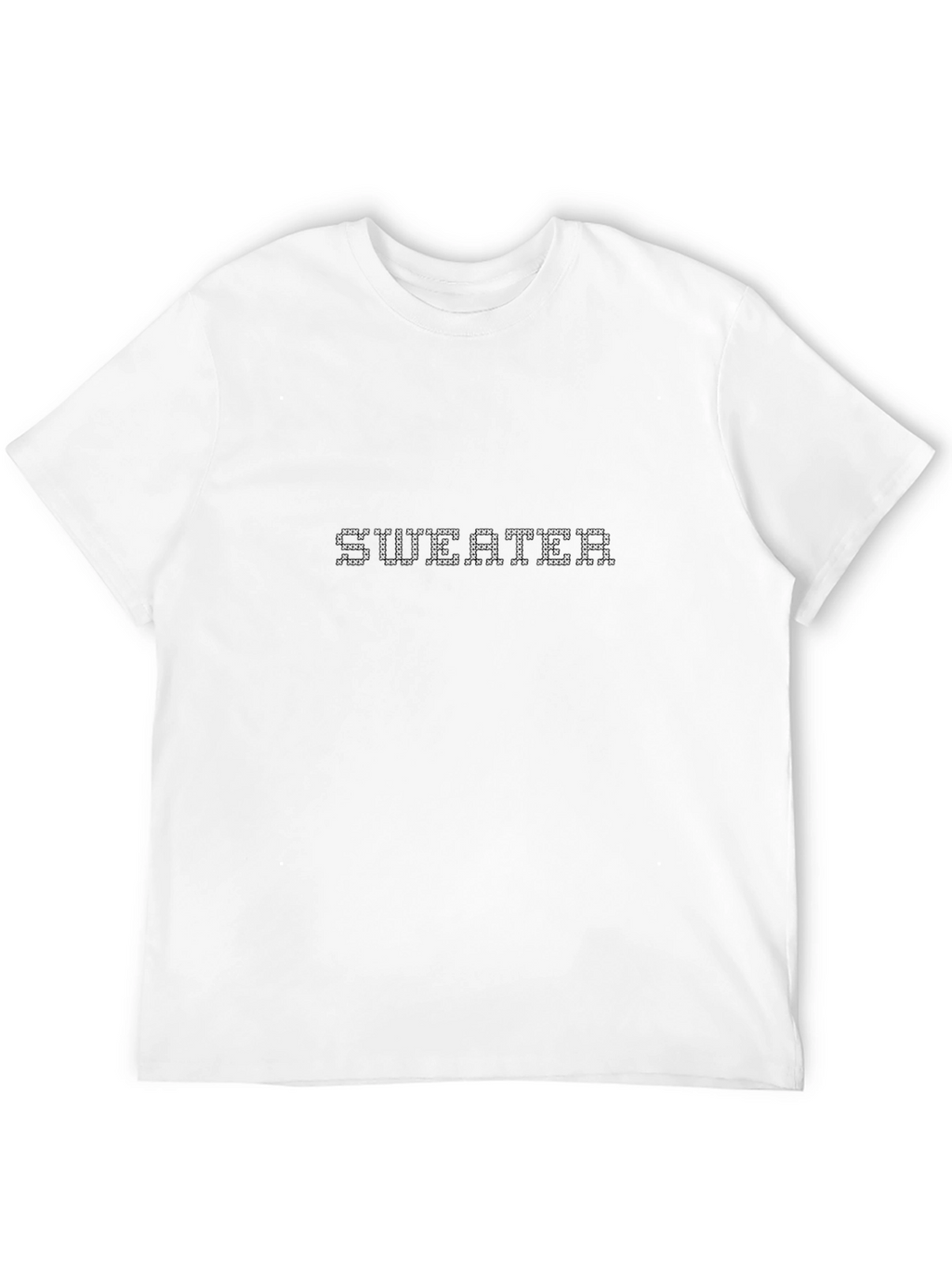 Modern Black Sweater Graphic Tee