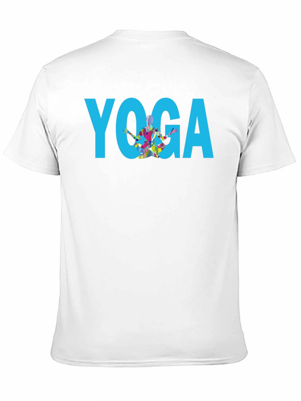 Yoga Graphic Print Black T-Shirt