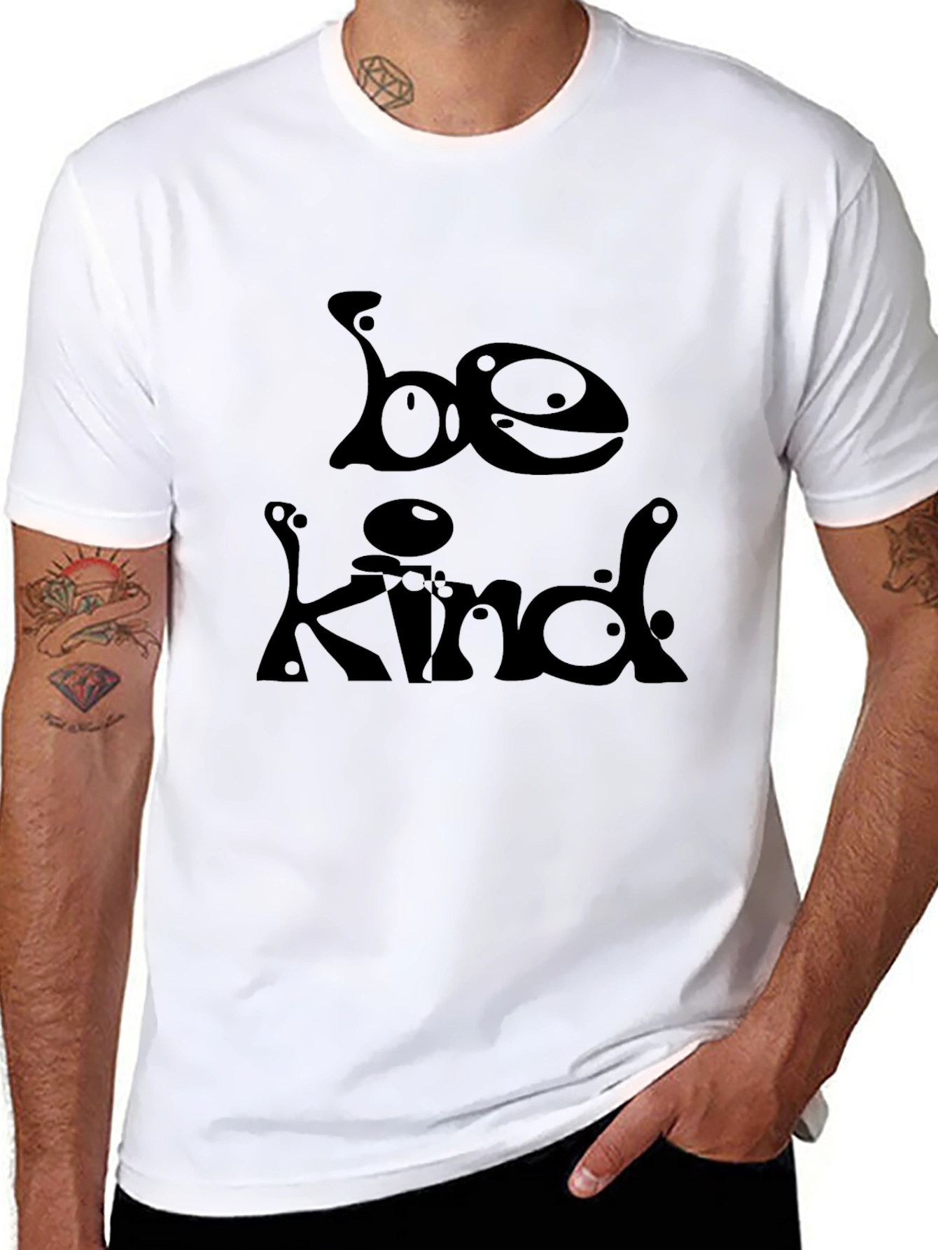 Be Kind Black Graphic Tee