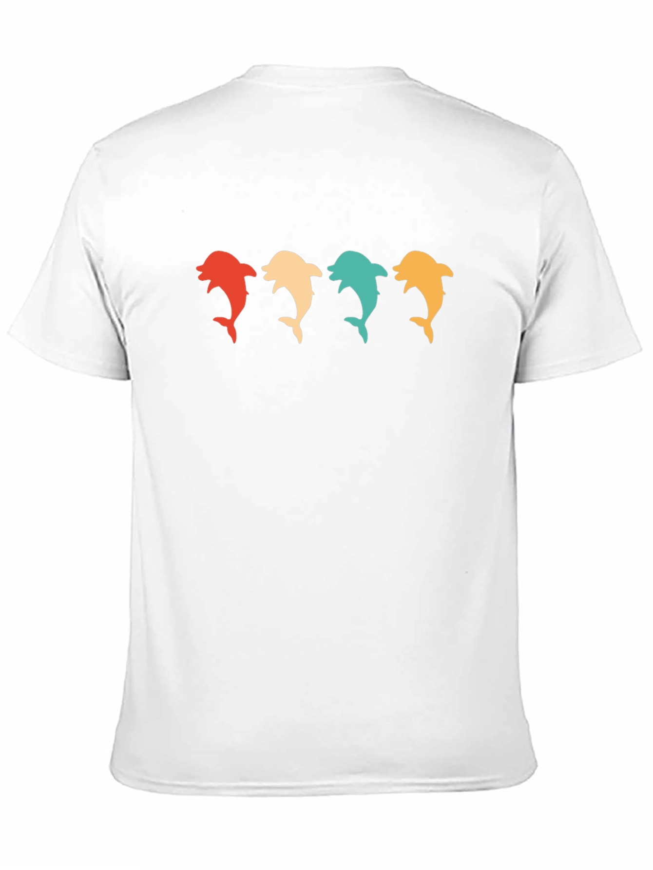 Retro Dolphin T-Shirt - Black