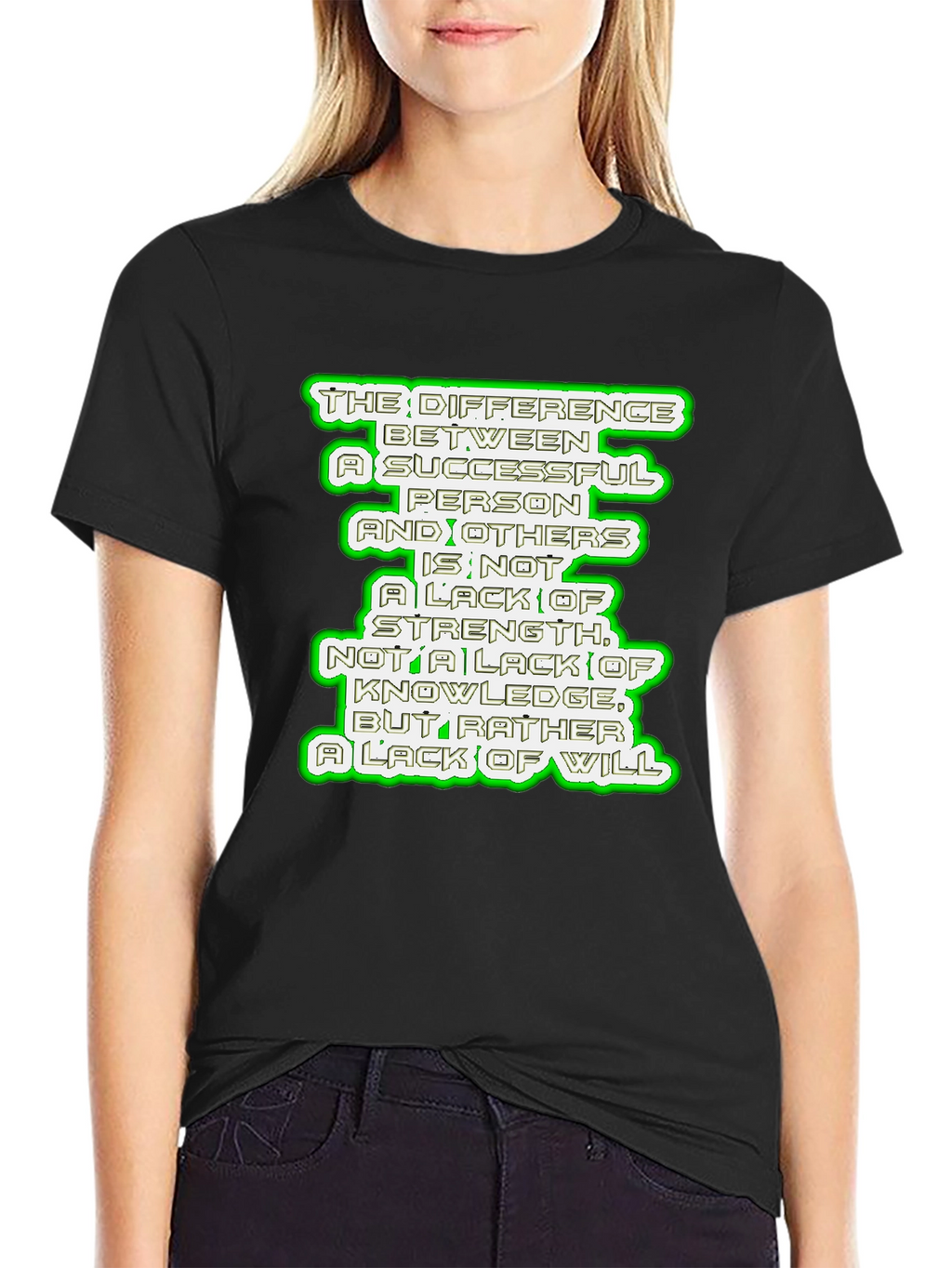 Motivational Quote T-Shirt - Success & Will
