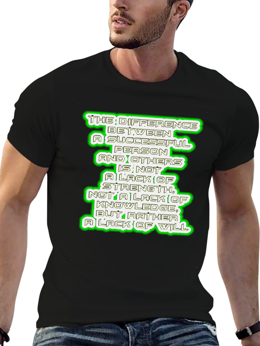 Motivational Quote T-Shirt - Success & Will