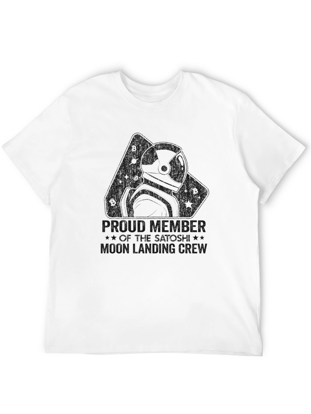 Proud Member Moon Landing Crew Black T-Shirt
