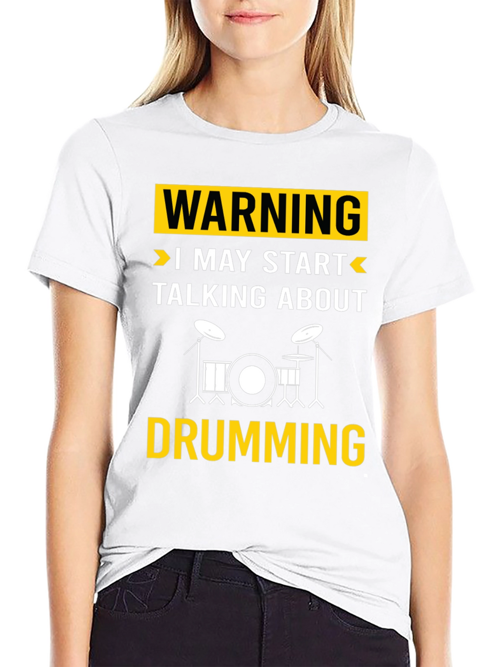 Warning May Start Talking About Drumming T-Shirt