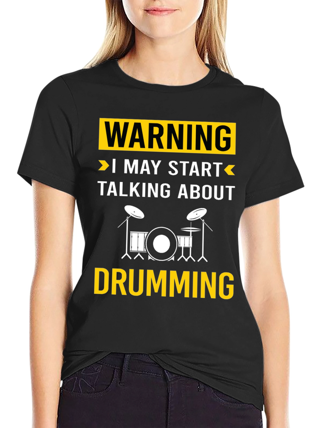 Warning May Start Talking About Drumming T-Shirt