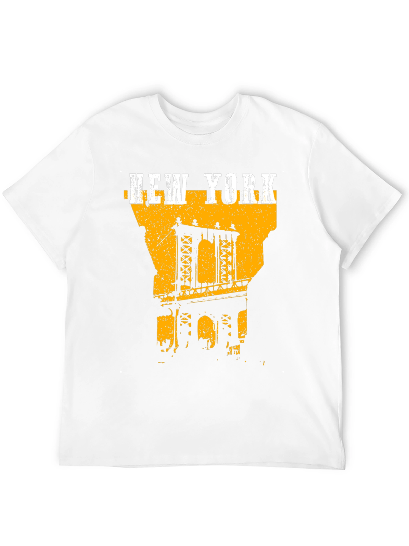 New York City Bridge Graphic Tee - Black
