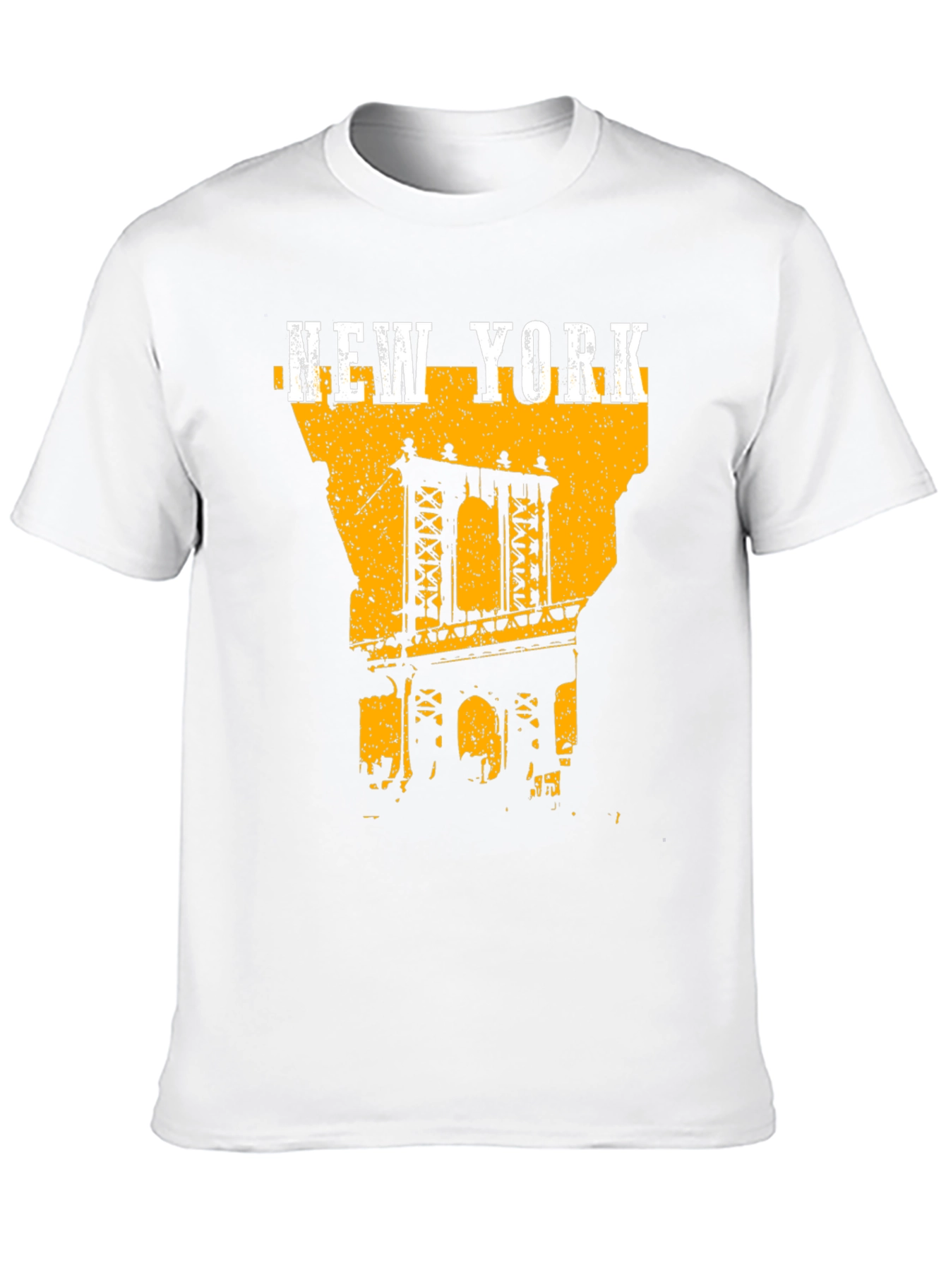 New York City Bridge Graphic Tee - Black