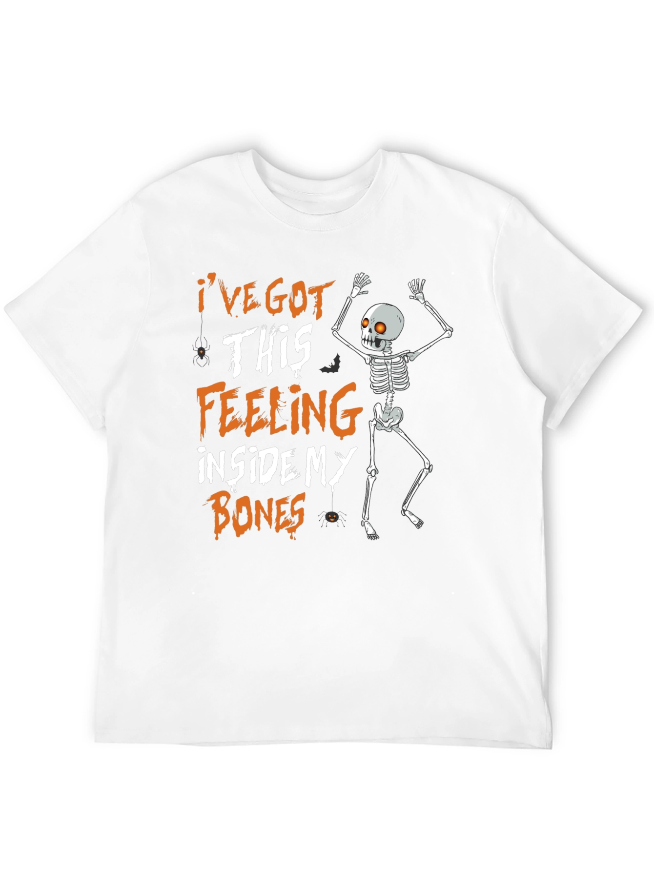 Halloween Skeleton Bones Feeling T-Shirt