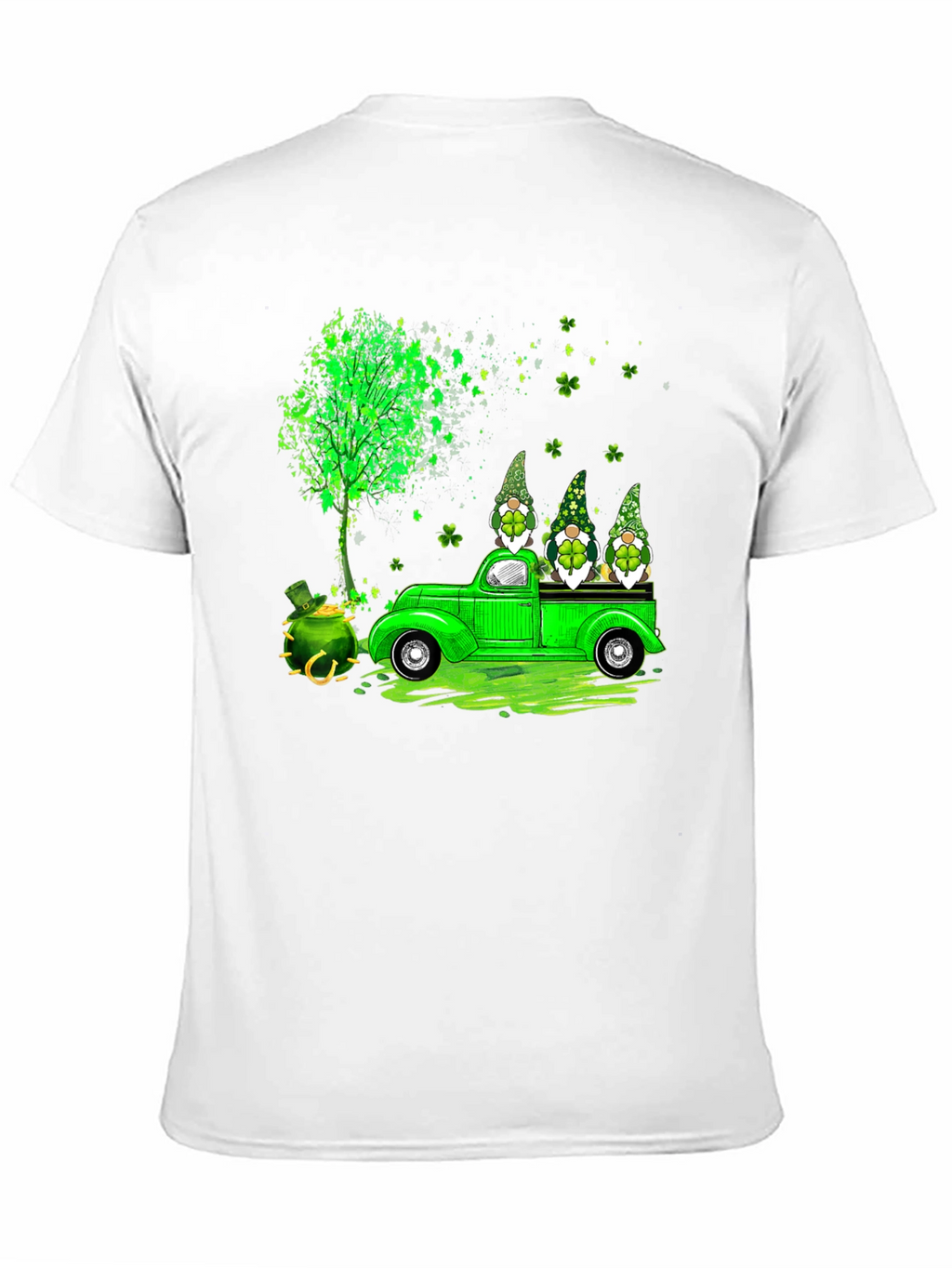 St. Patricks Day Gnomes Truck T-Shirt