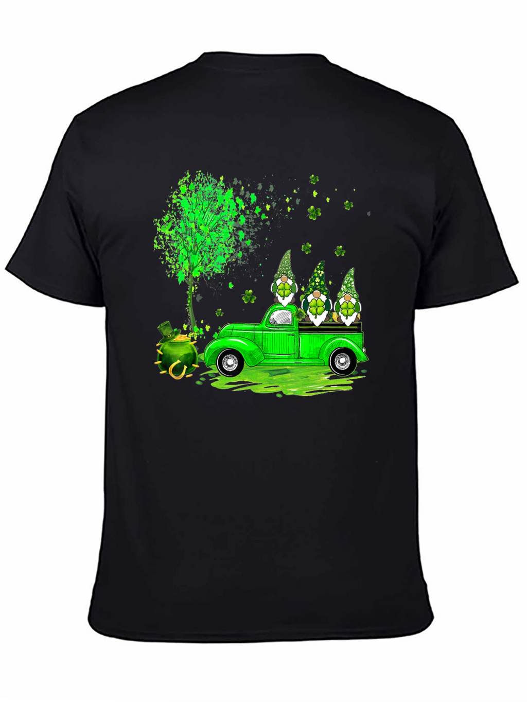 St. Patricks Day Gnomes Truck T-Shirt