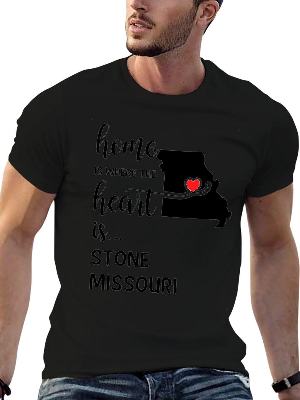 Home is Where the Heart is Missouri Graphic Tee