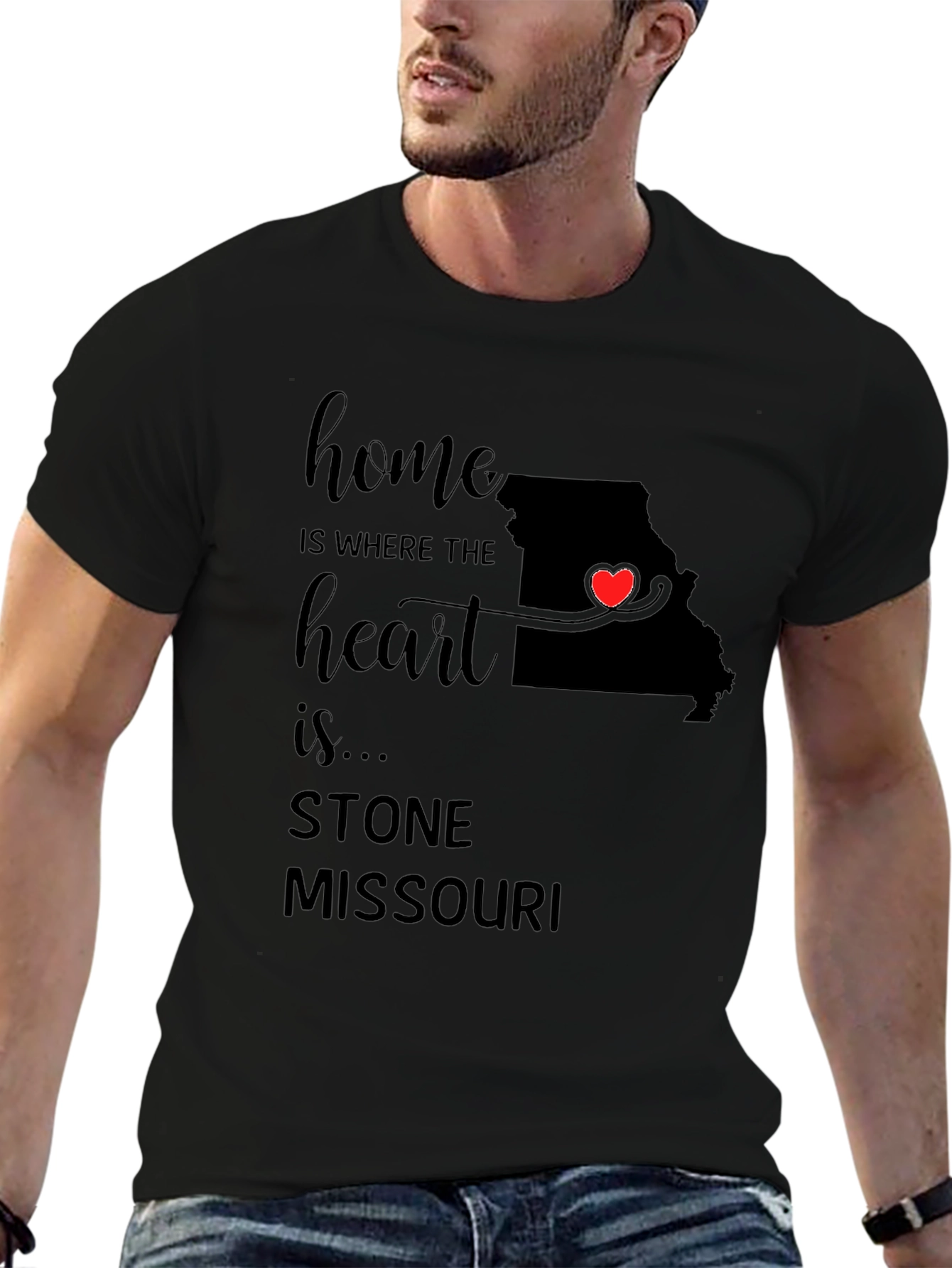 Home is Where the Heart is Missouri Graphic Tee