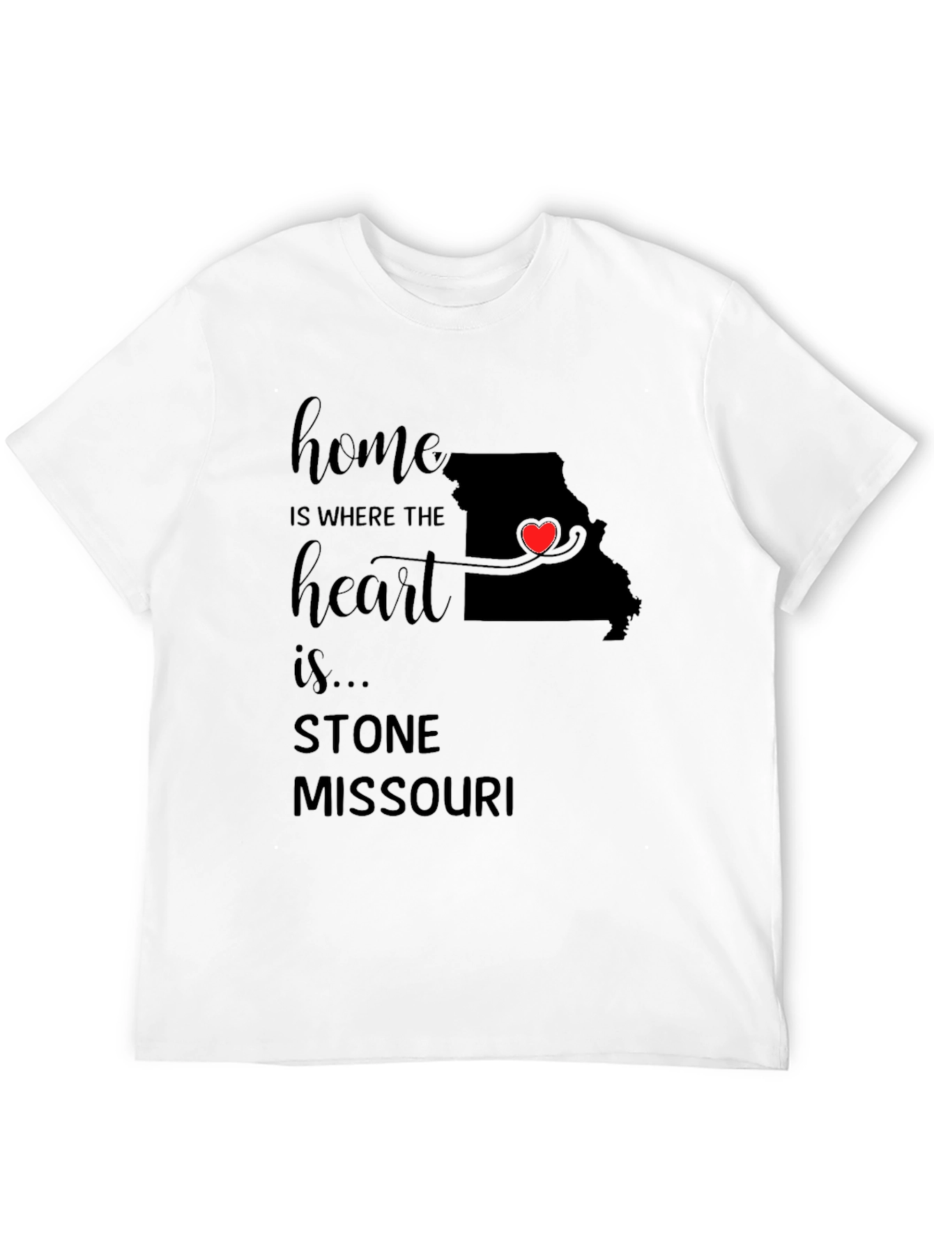 Home is Where the Heart is Missouri Graphic Tee