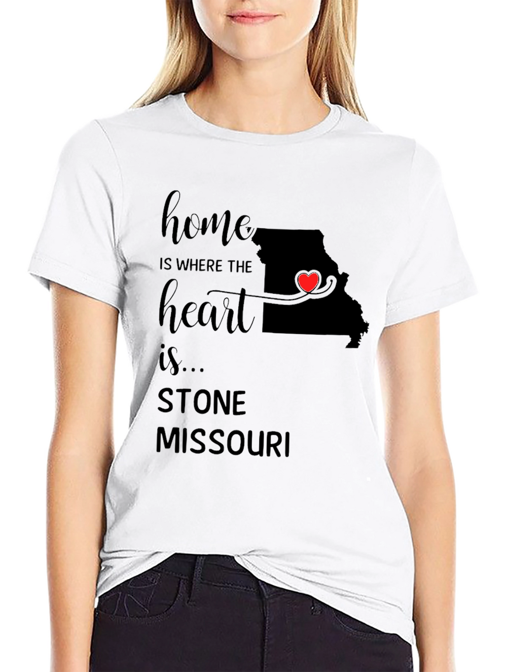 Home is Where the Heart is Missouri Graphic Tee