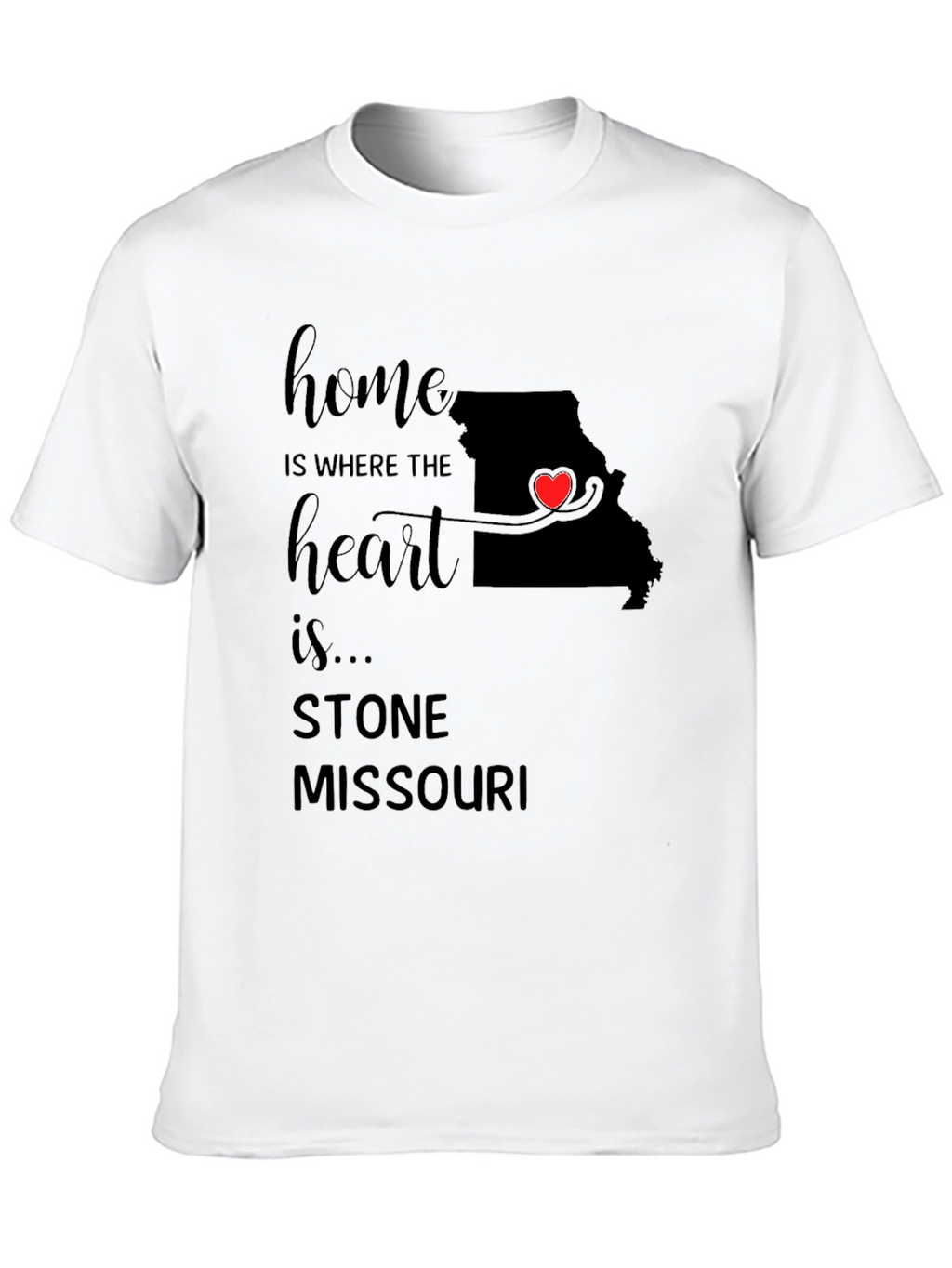 Home is Where the Heart is Missouri Graphic Tee