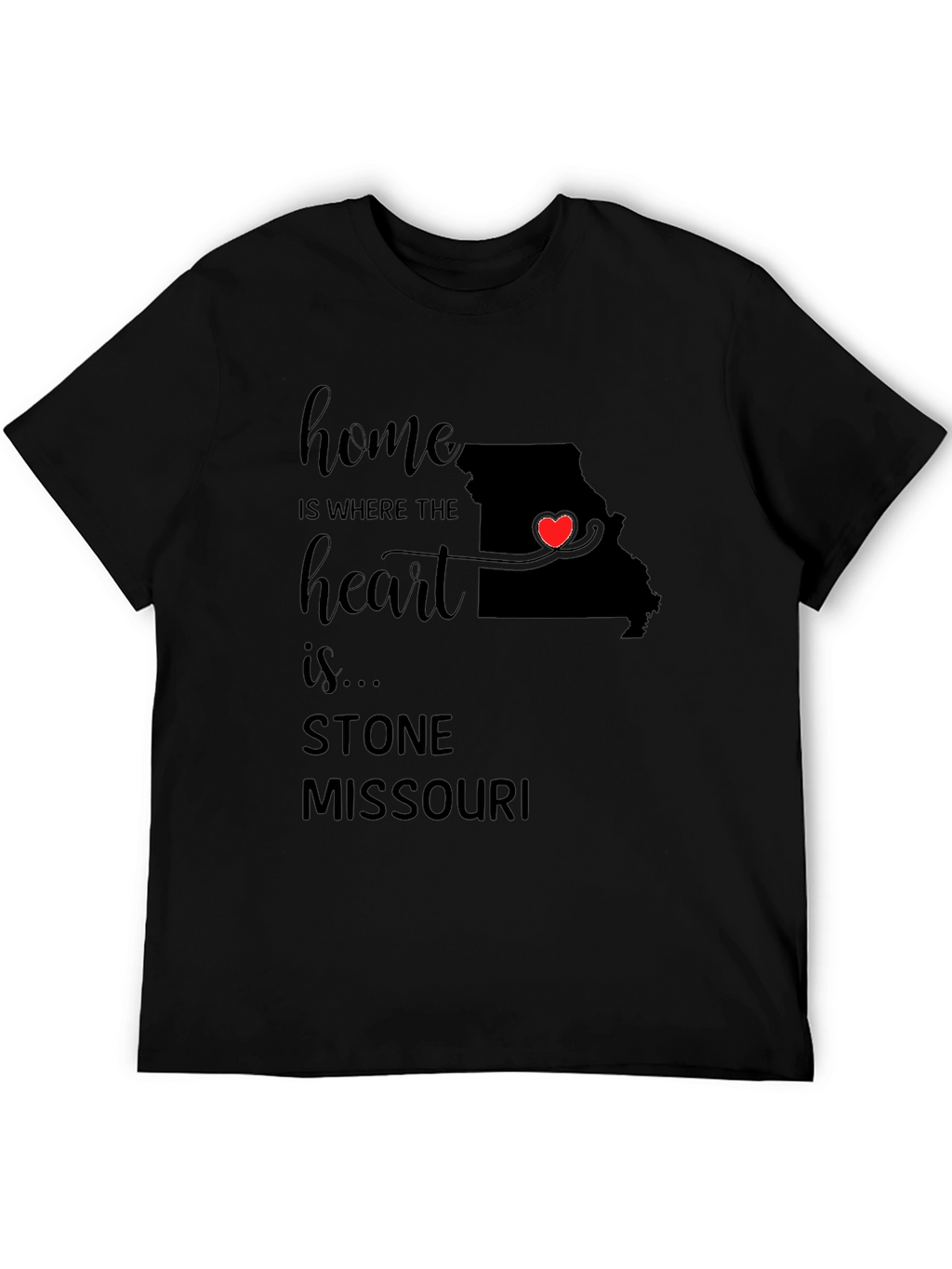Home is Where the Heart is Missouri Graphic Tee