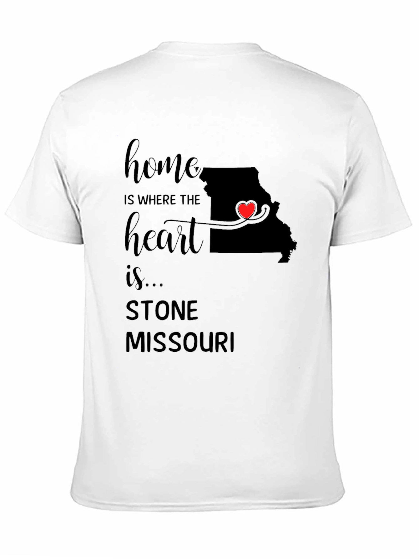 Home is Where the Heart is Missouri Graphic Tee
