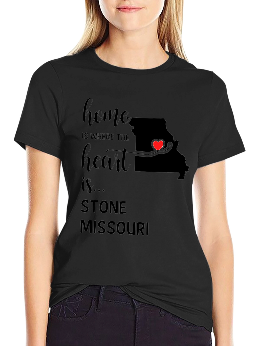 Home is Where the Heart is Missouri Graphic Tee