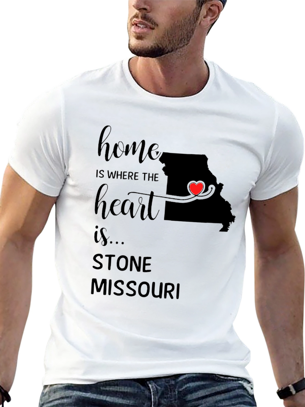 Home is Where the Heart is Missouri Graphic Tee