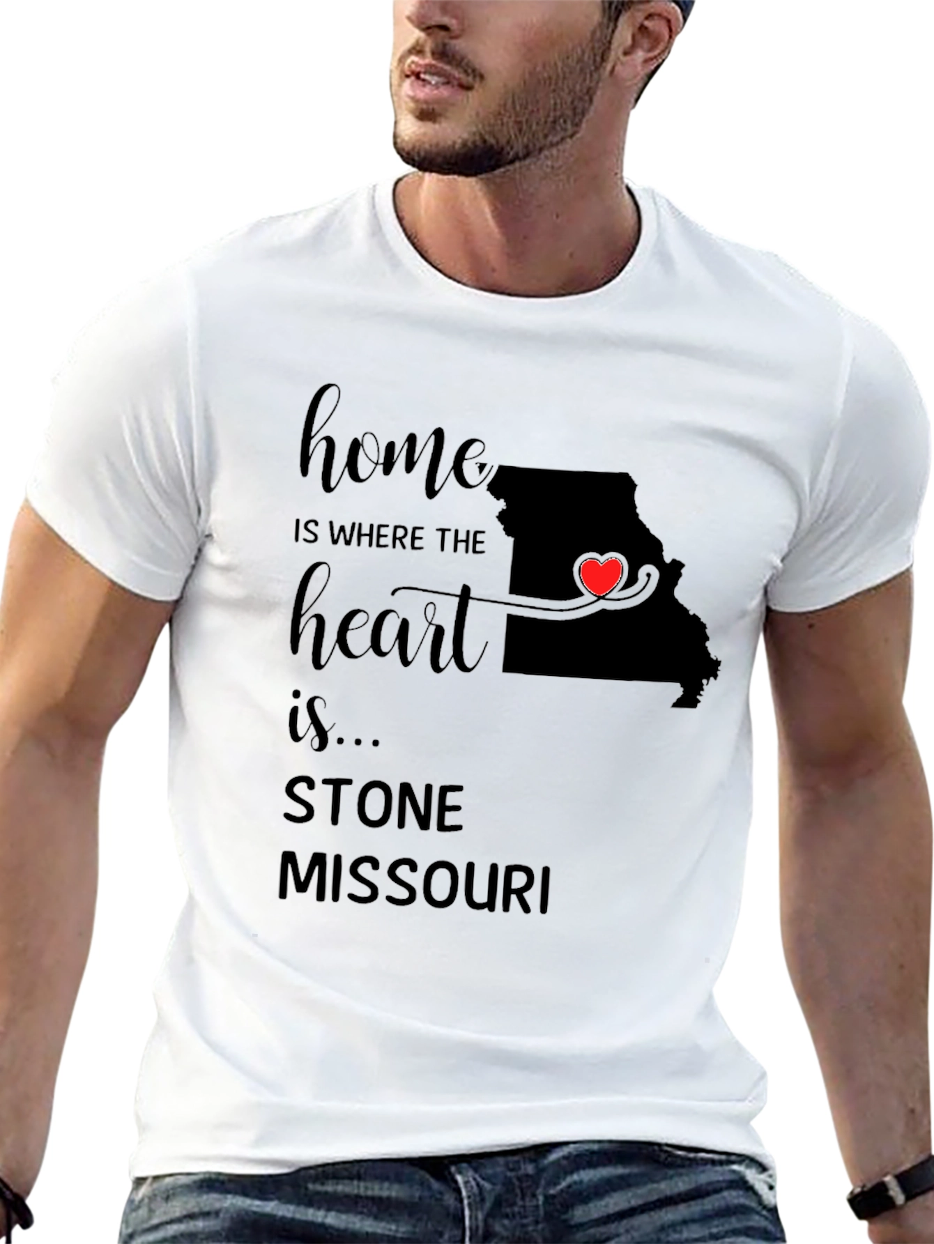 Home is Where the Heart is Missouri Graphic Tee