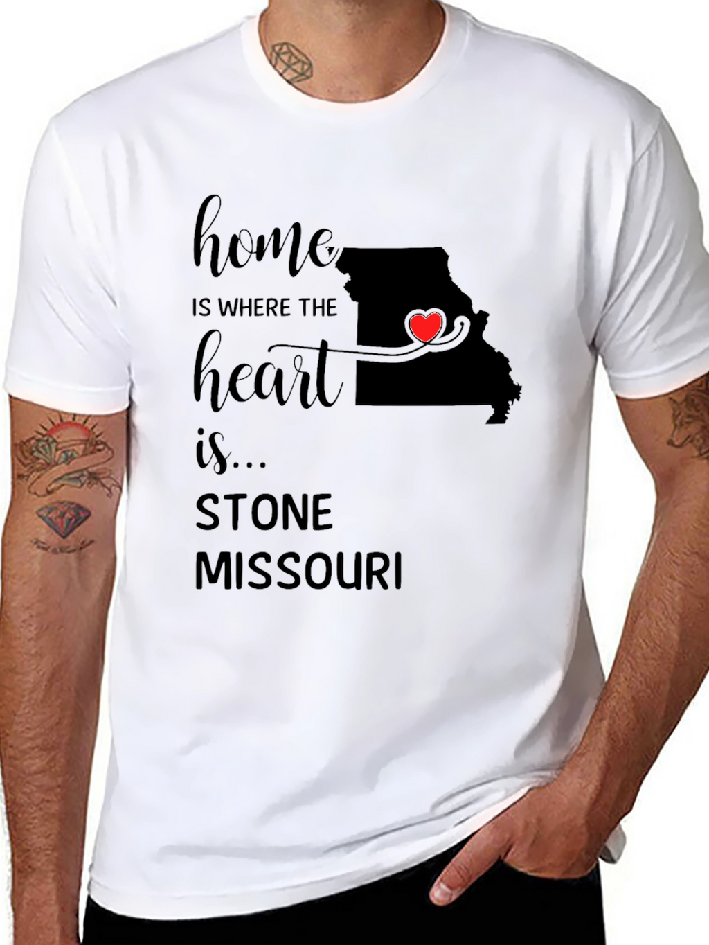 Home is Where the Heart is Missouri Graphic Tee