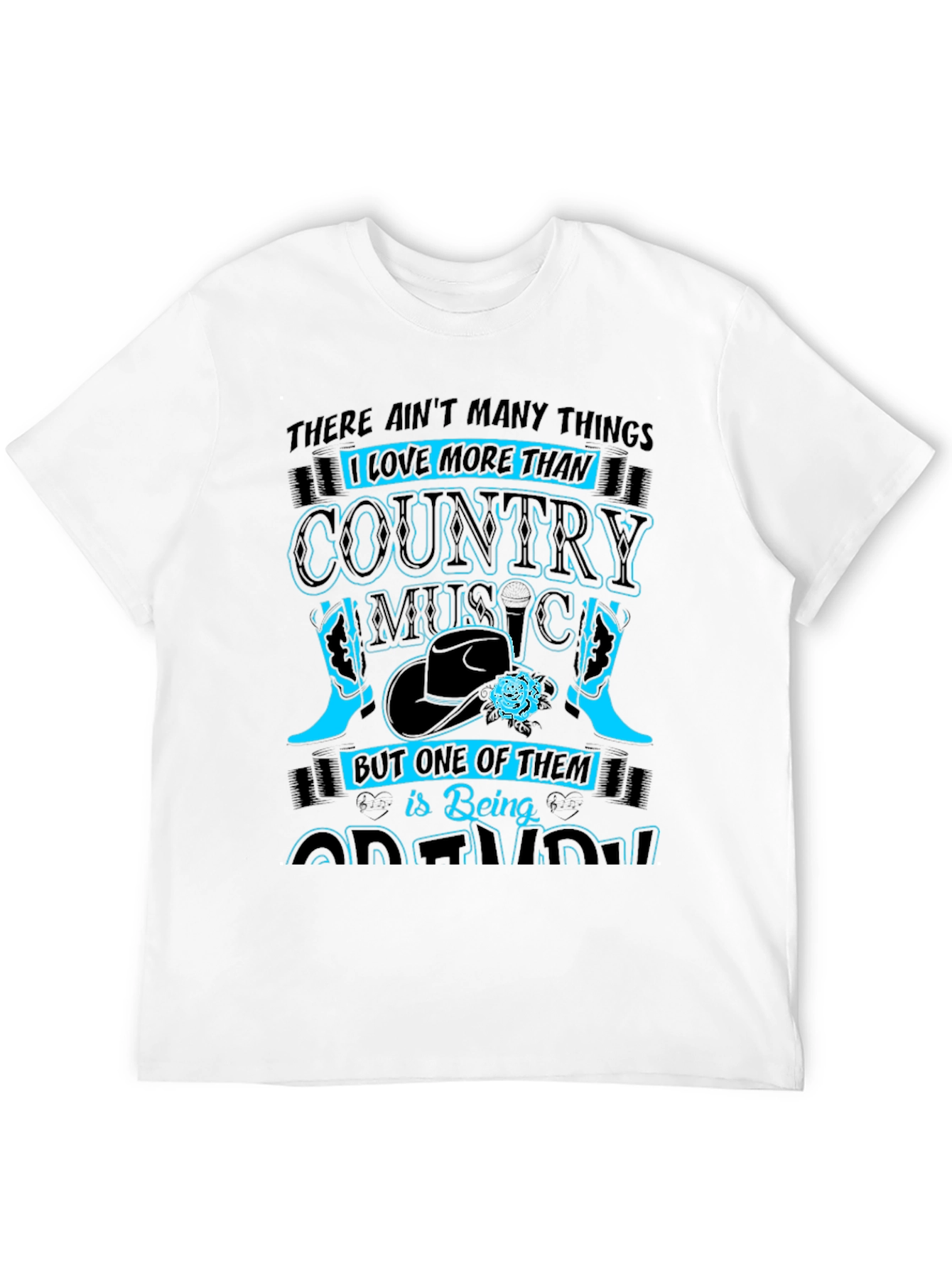 Country Music and Being a Grandma T-Shirt