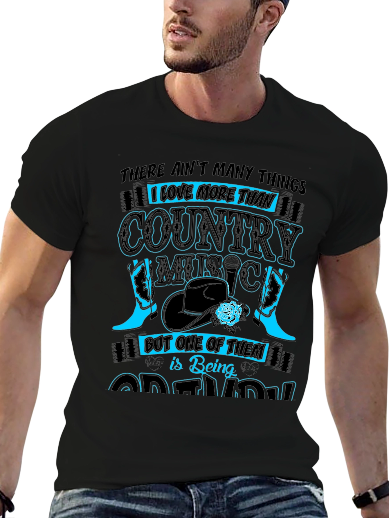 Country Music and Being a Grandma T-Shirt