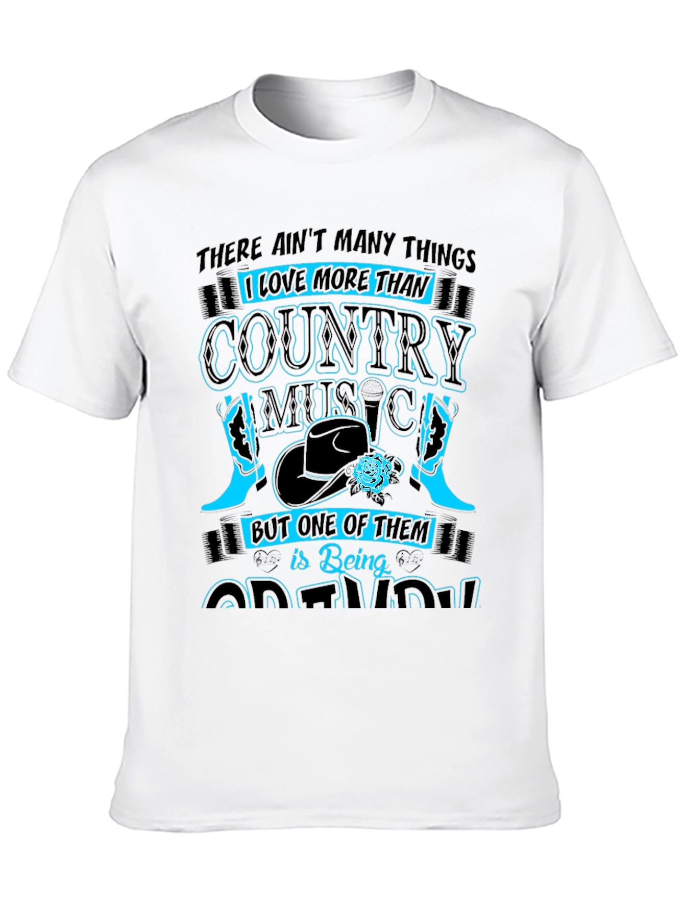 Country Music and Being a Grandma T-Shirt