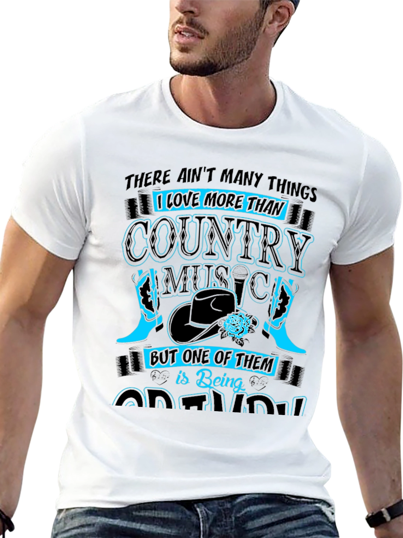 Country Music and Being a Grandma T-Shirt