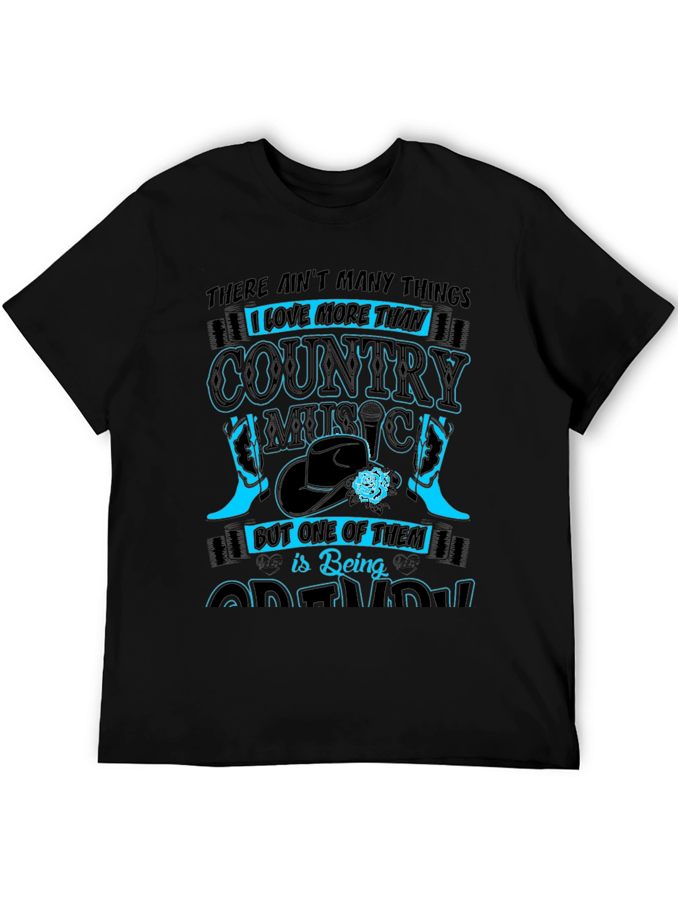 Country Music and Being a Grandma T-Shirt