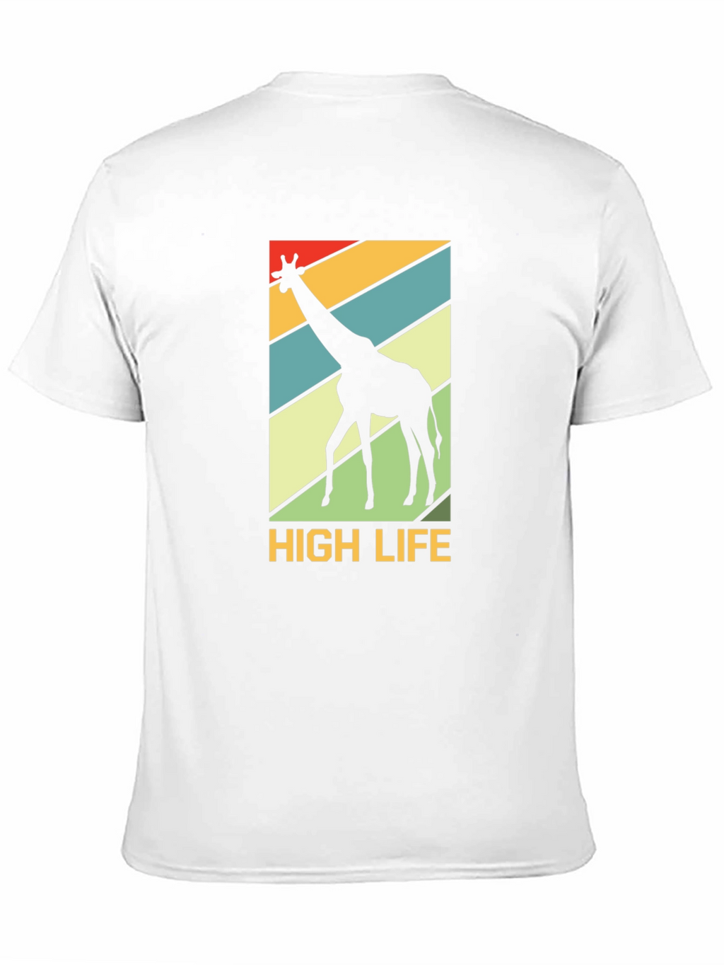 High Life Giraffe Graphic Tee - Black