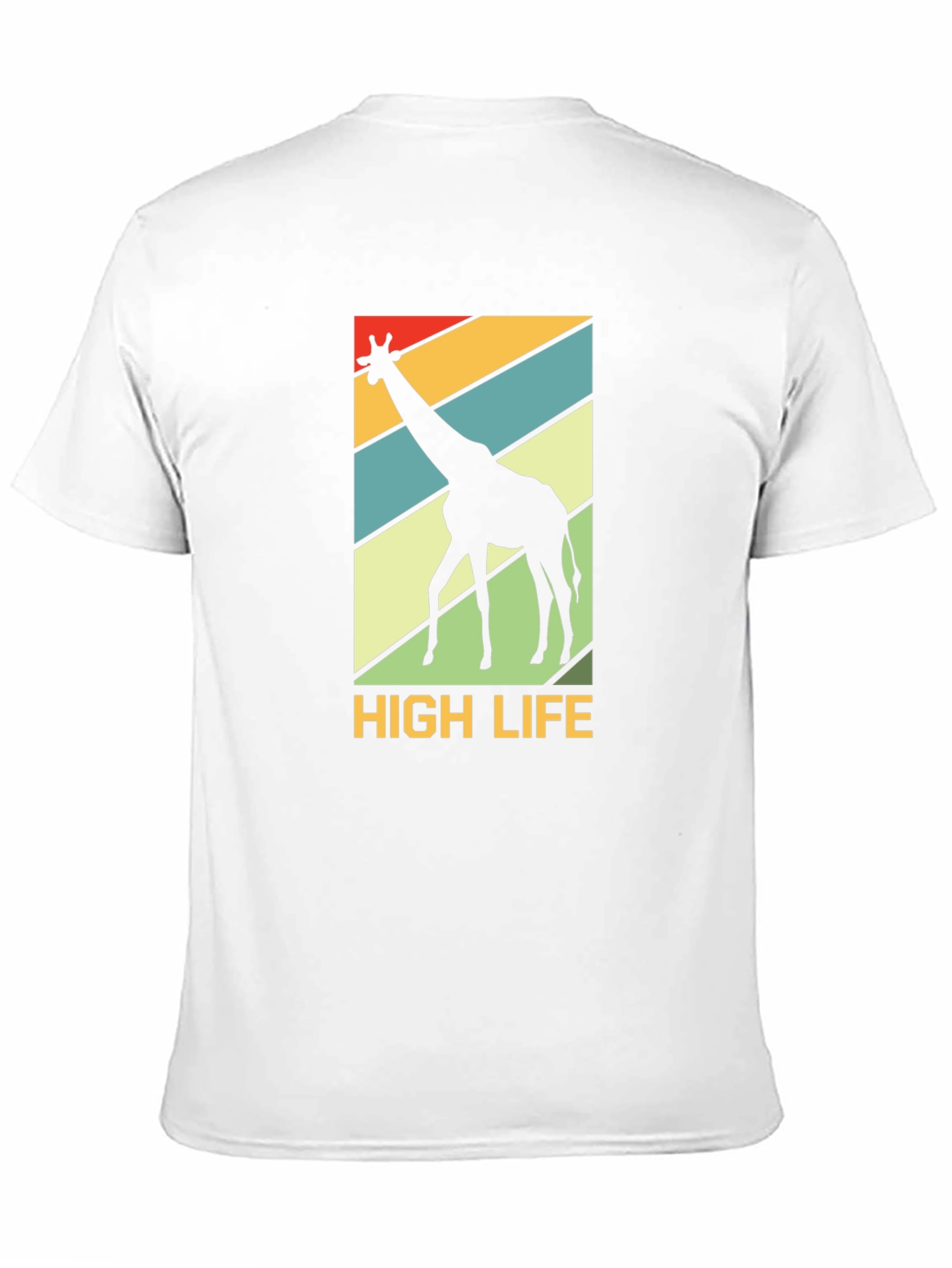 High Life Giraffe Graphic Tee - Black