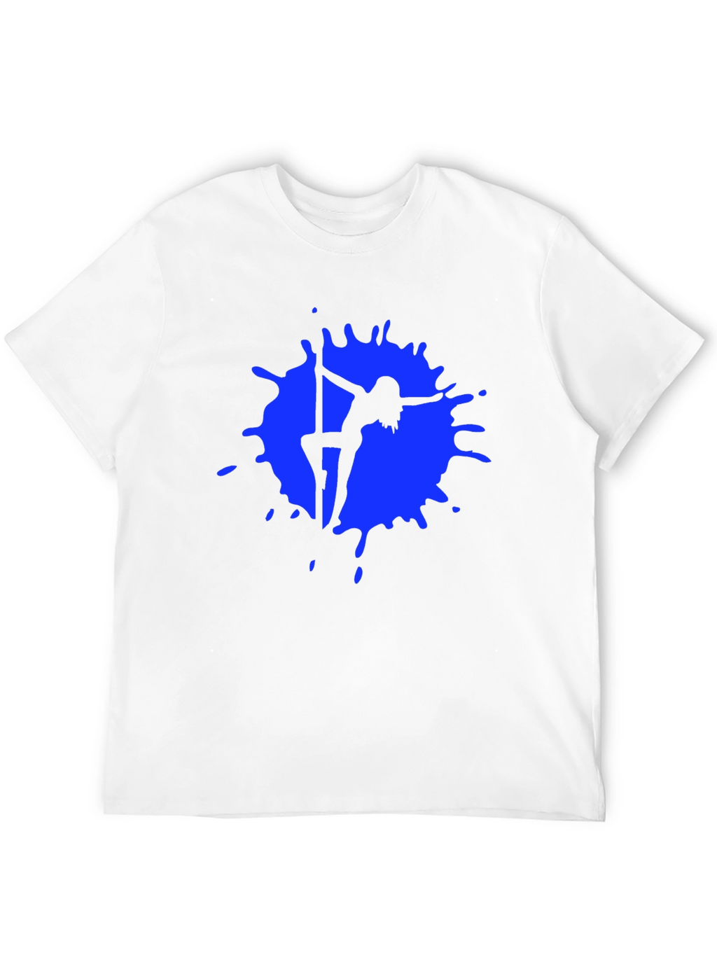 Pole Dancer Silhouette Graphic Black T-Shirt