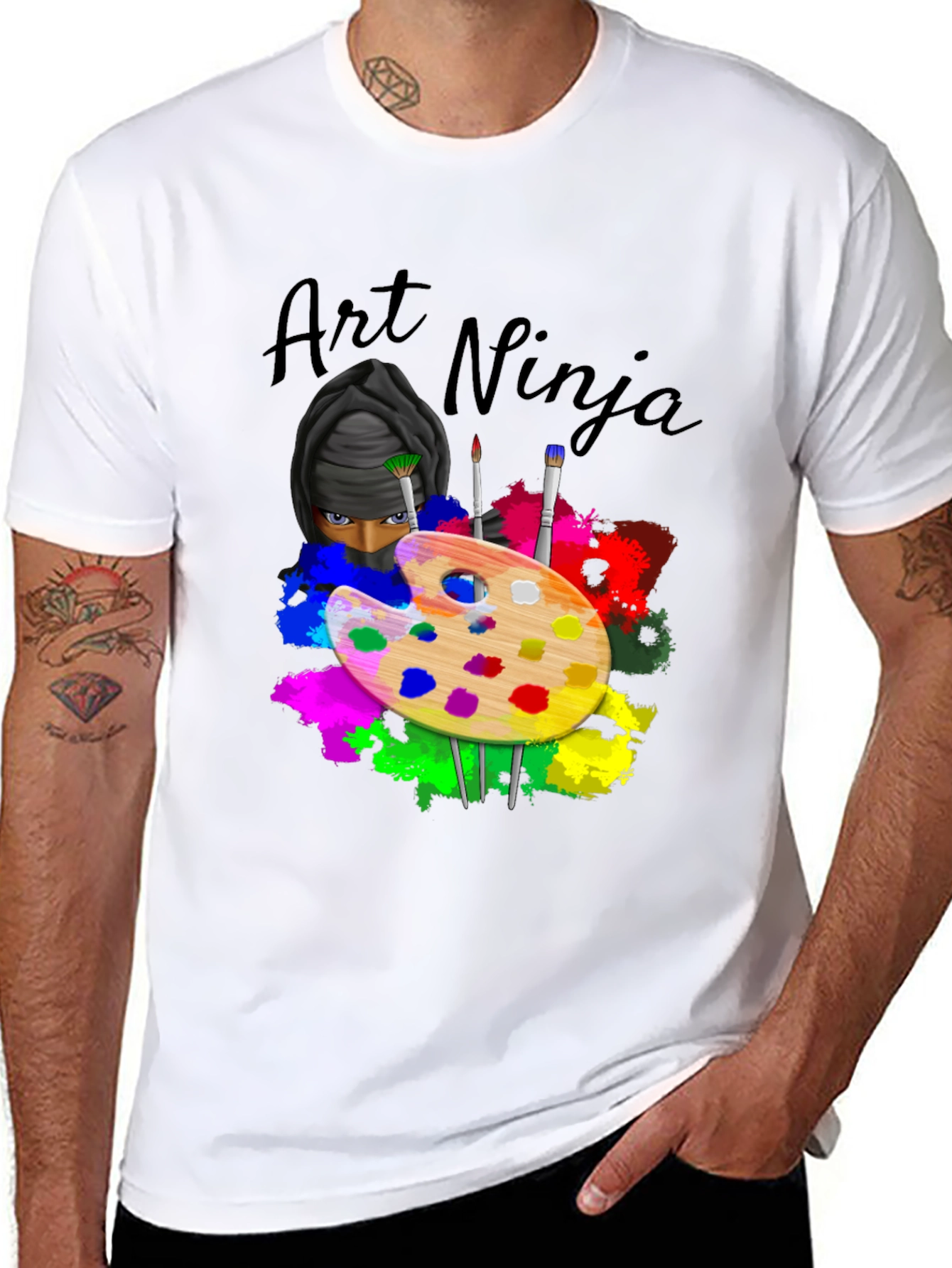 Art Ninja T-Shirt - Creative Artist Tee